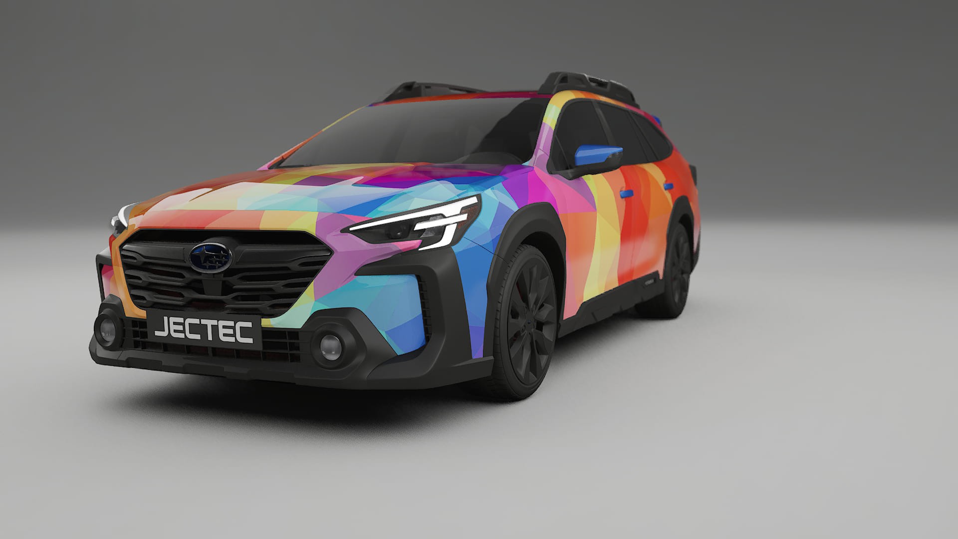 Subaru Outback VI BS facelift LCI VECTOR VIBE Designed Wrap PPF Kit – Printable Polyurethane Film