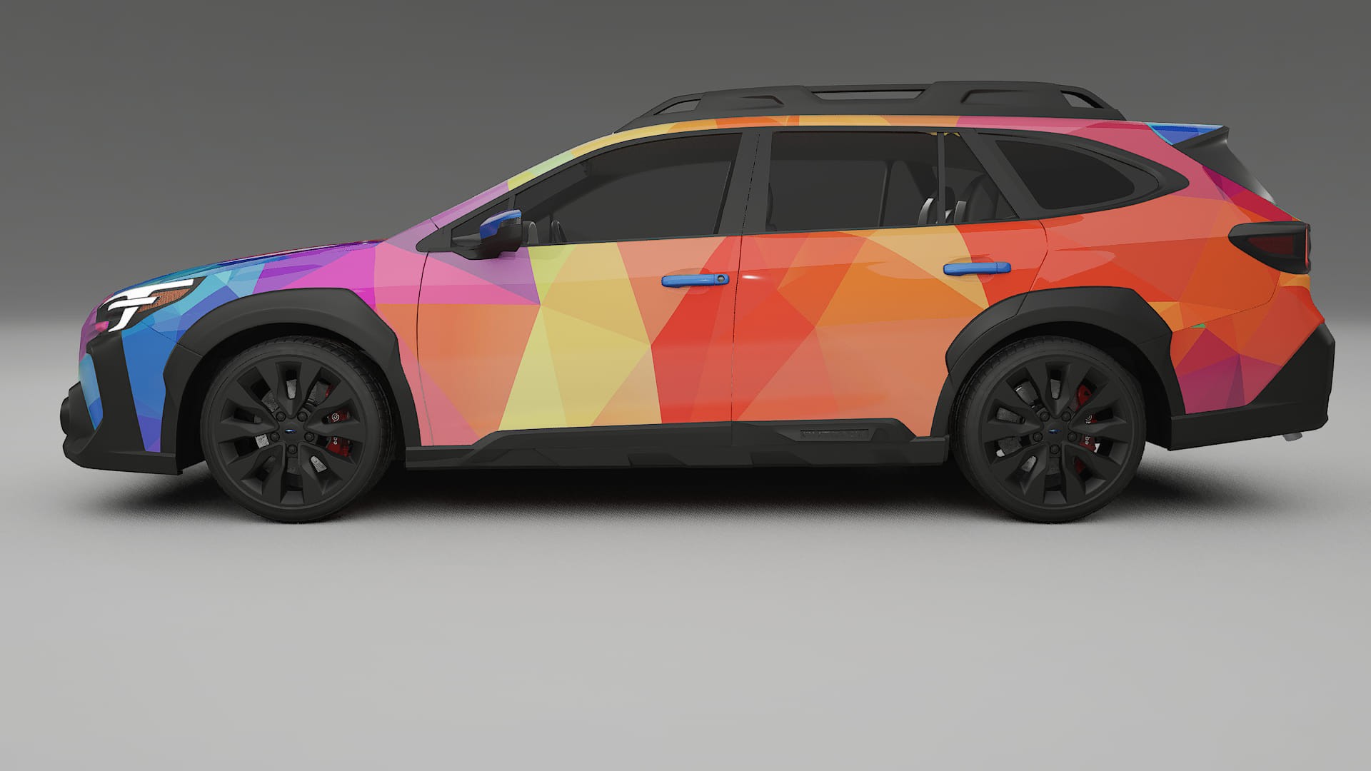 Subaru Outback VI BS facelift LCI VECTOR VIBE Designed Wrap PPF Kit – Printable Polyurethane Film