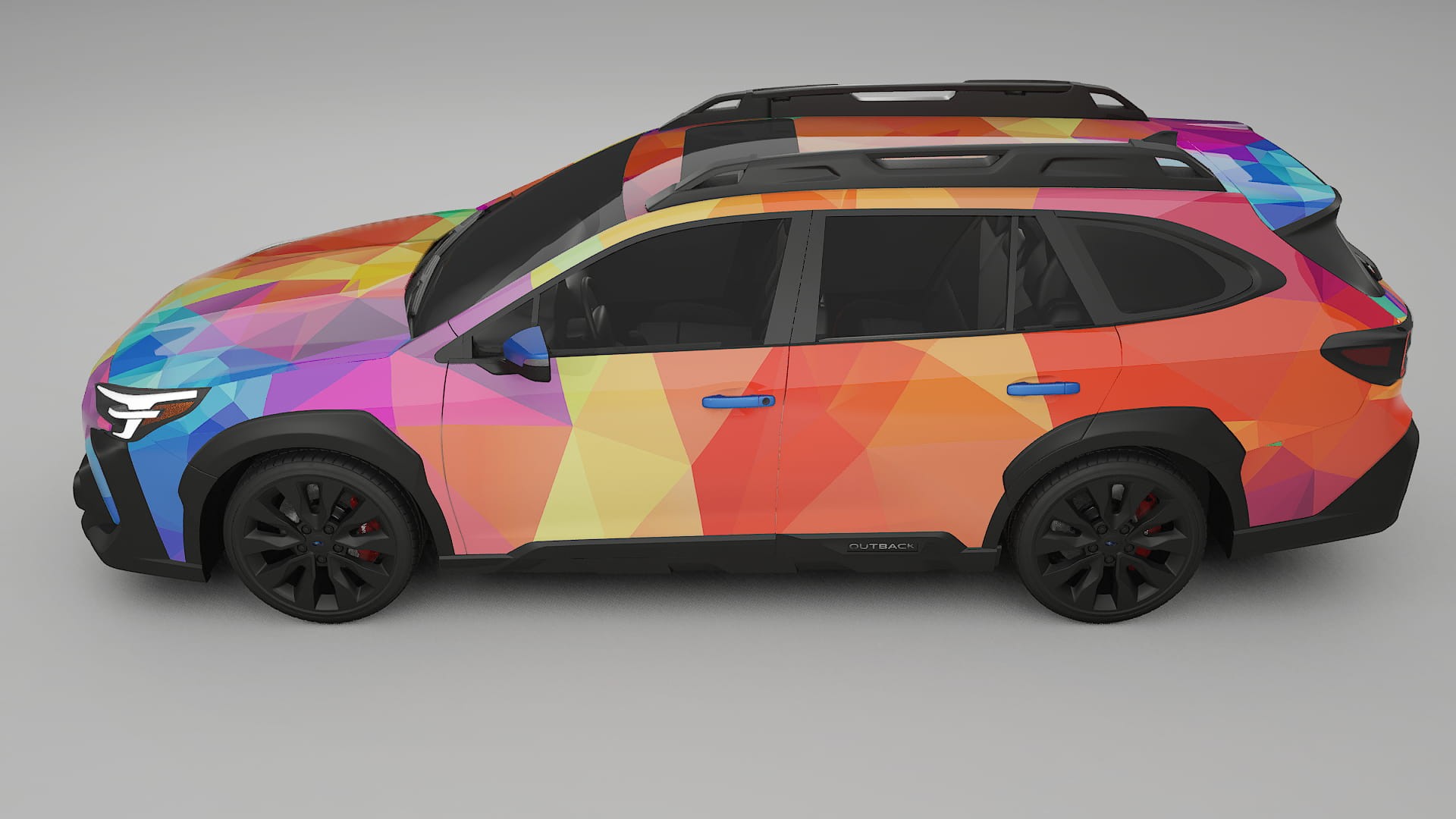 Subaru Outback VI BS facelift LCI VECTOR VIBE Designed Wrap PPF Kit – Printable Polyurethane Film