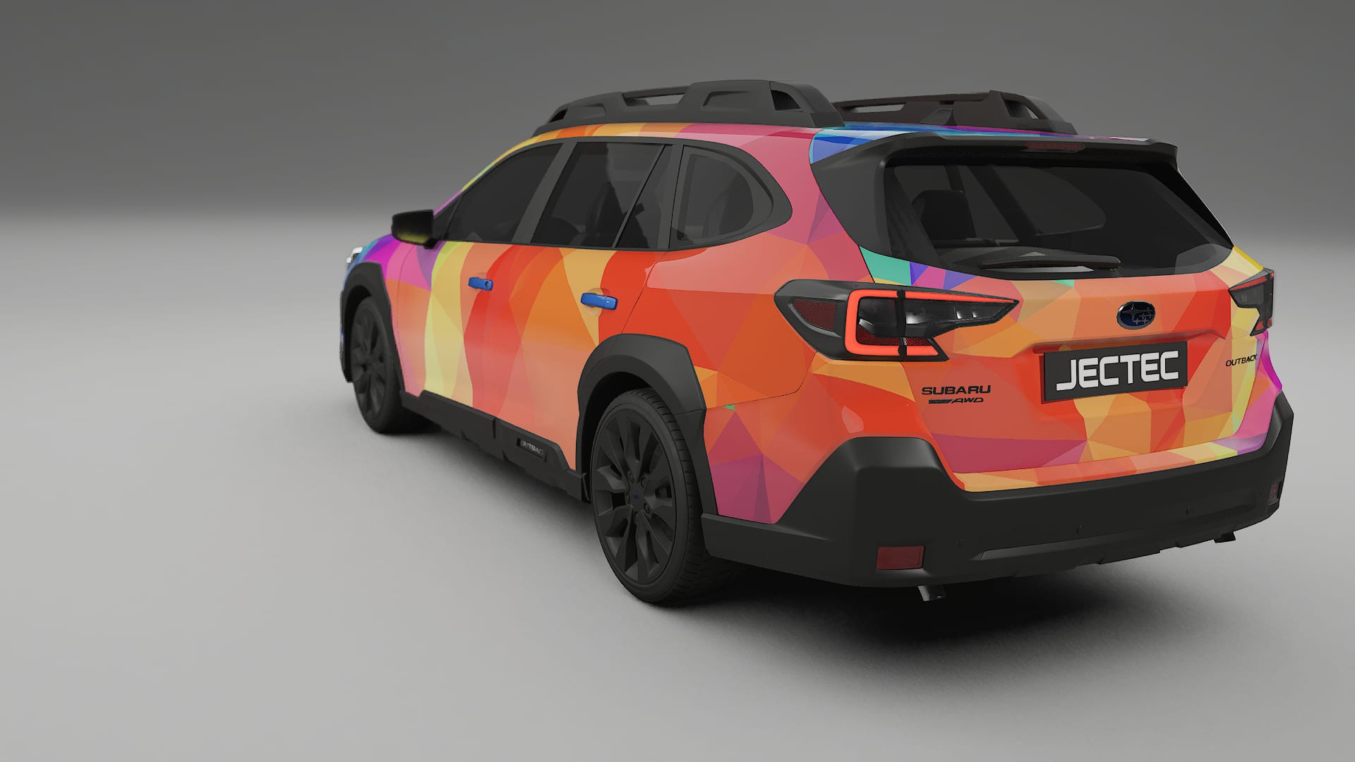 Subaru Outback VI BS facelift LCI VECTOR VIBE Designed Wrap PPF Kit – Printable Polyurethane Film