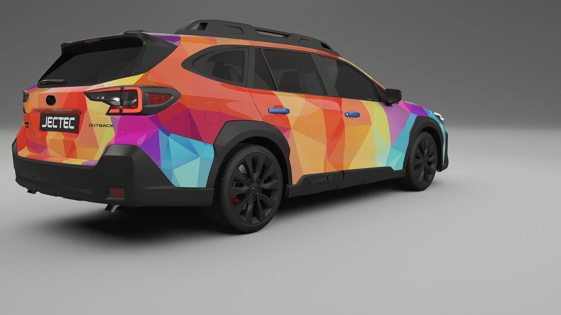 Subaru Outback VI BS facelift LCI VECTOR VIBE Designed Wrap PPF Kit – Printable Polyurethane Film