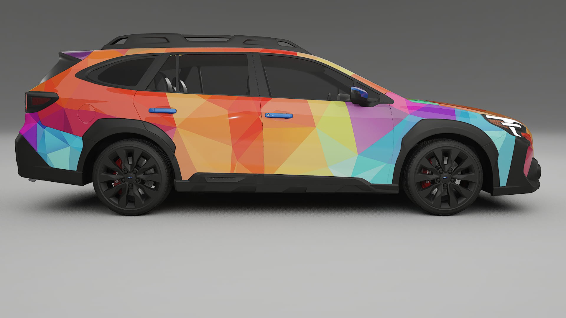 Subaru Outback VI BS facelift LCI VECTOR VIBE Designed Wrap PPF Kit – Printable Polyurethane Film