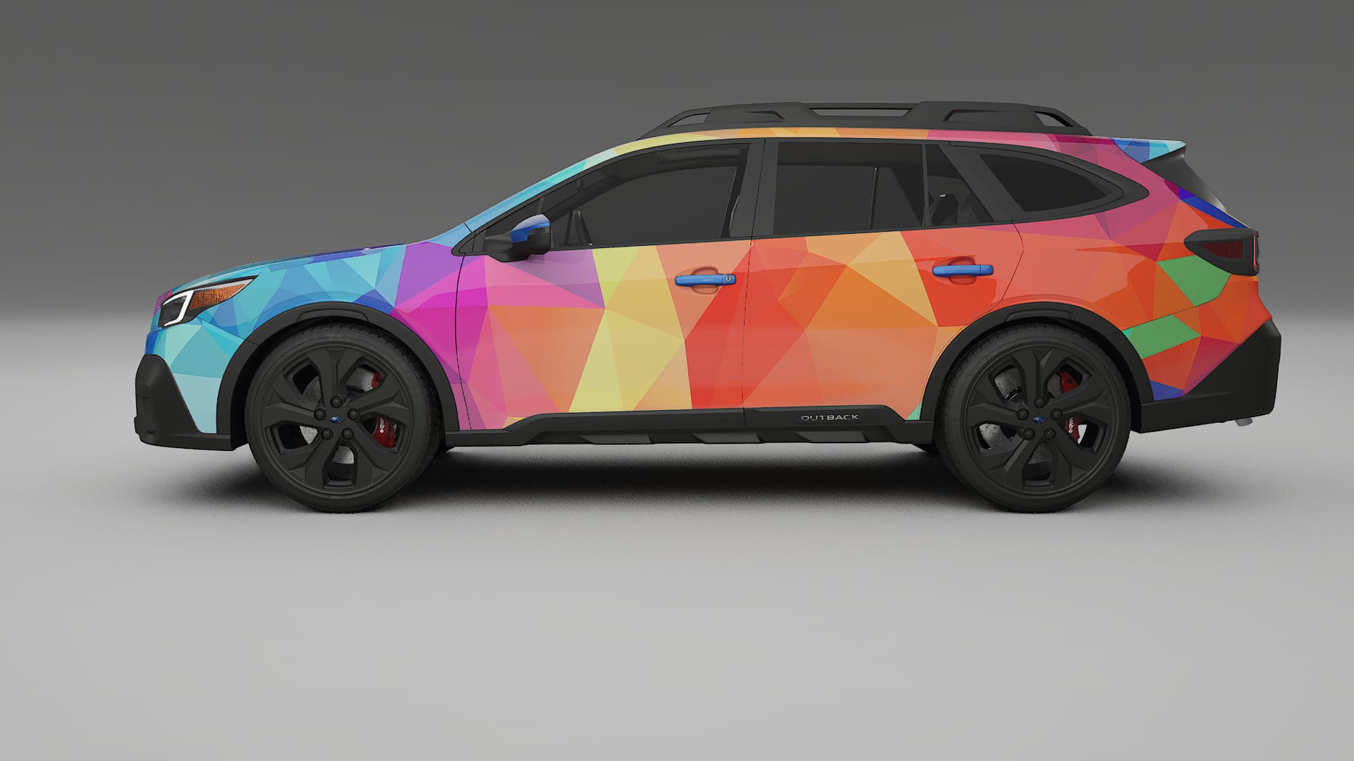 Subaru Outback VI BS prefacelift pre-LCI VECTOR VIBE Designed Wrap PPF Kit – Printable Polyurethane Film