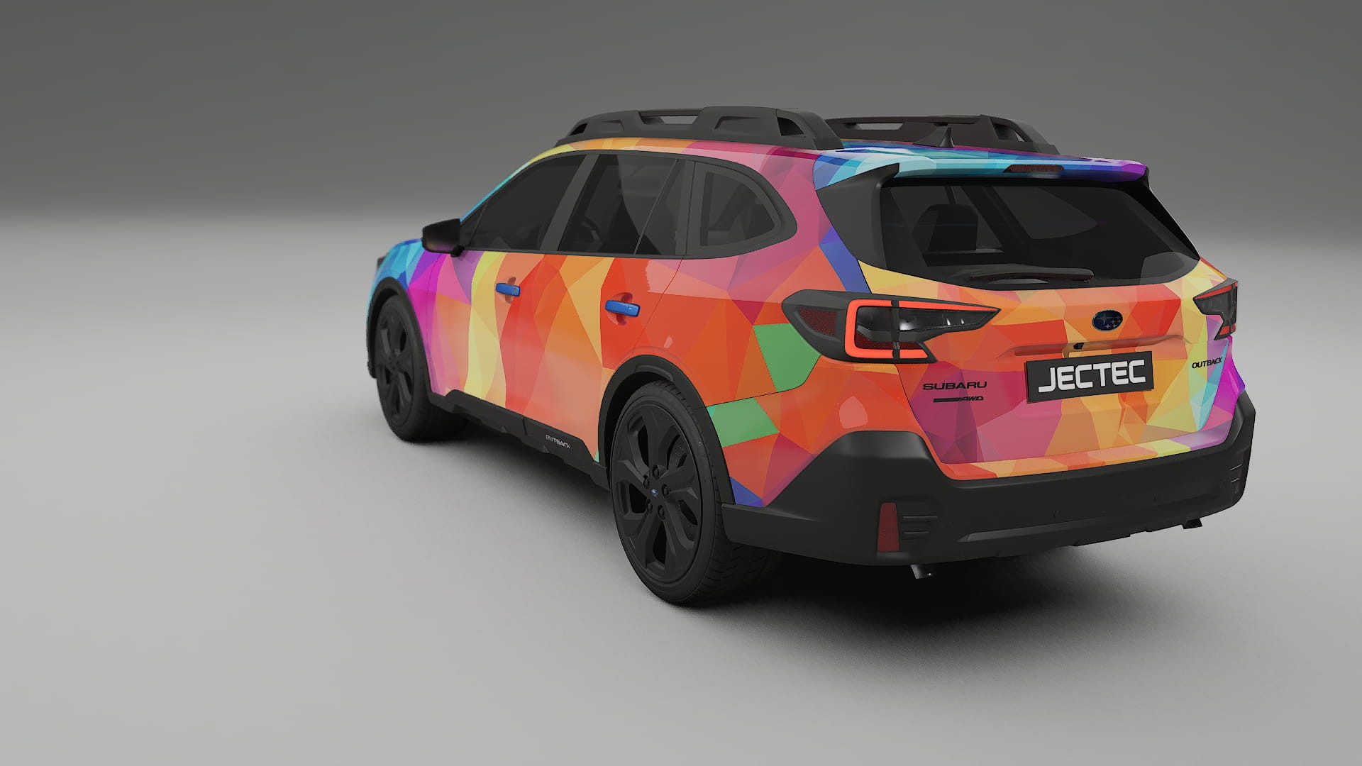 Subaru Outback VI BS prefacelift pre-LCI VECTOR VIBE Designed Wrap PPF Kit – Printable Polyurethane Film