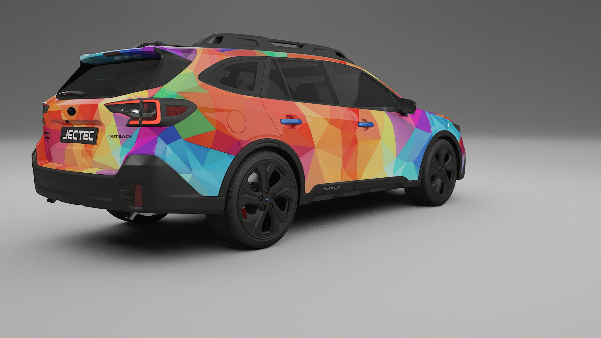 Subaru Outback VI BS prefacelift pre-LCI VECTOR VIBE Designed Wrap PPF Kit – Printable Polyurethane Film