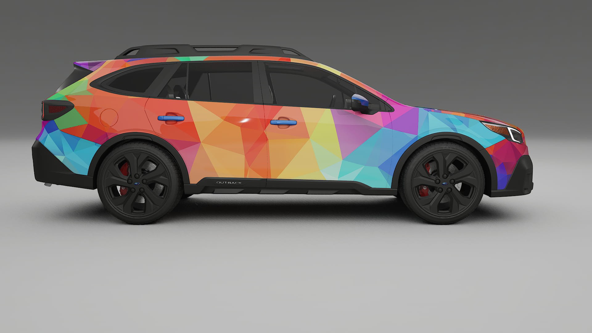 Subaru Outback VI BS prefacelift pre-LCI VECTOR VIBE Designed Wrap PPF Kit – Printable Polyurethane Film