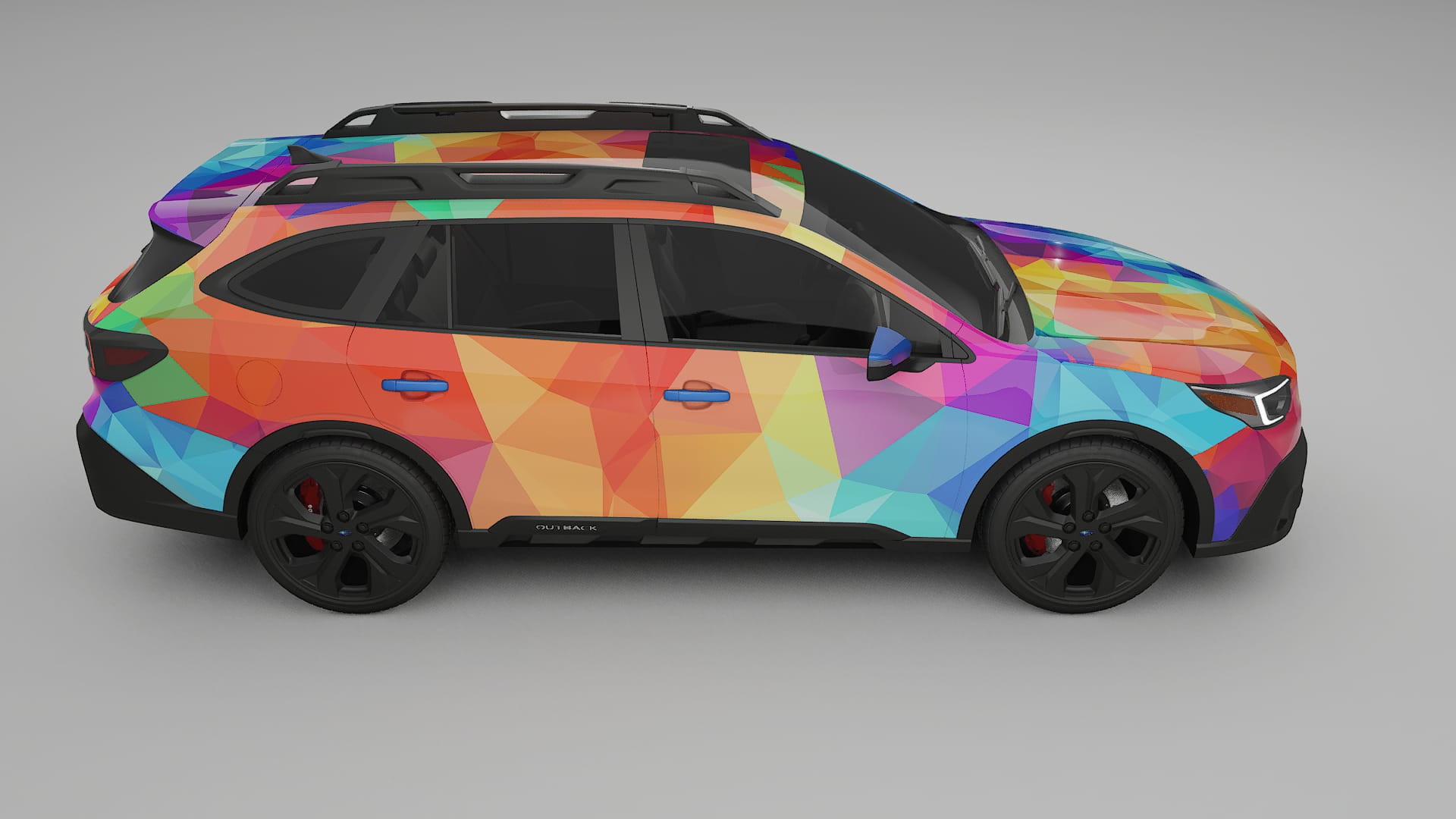 Subaru Outback VI BS prefacelift pre-LCI VECTOR VIBE Designed Wrap PPF Kit – Printable Polyurethane Film