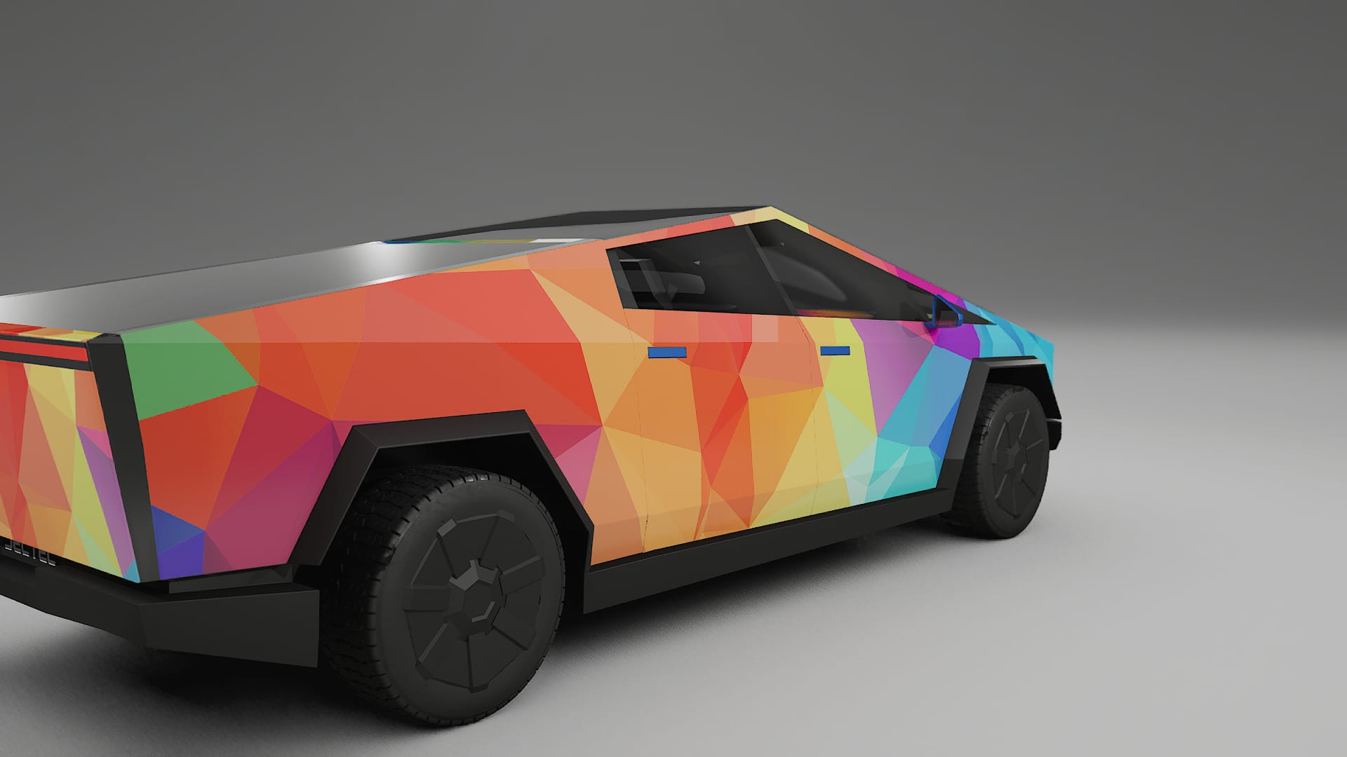 Tesla Cybertruck VECTOR VIBE Designed Wrap PPF Kit – Printable Polyurethane Film