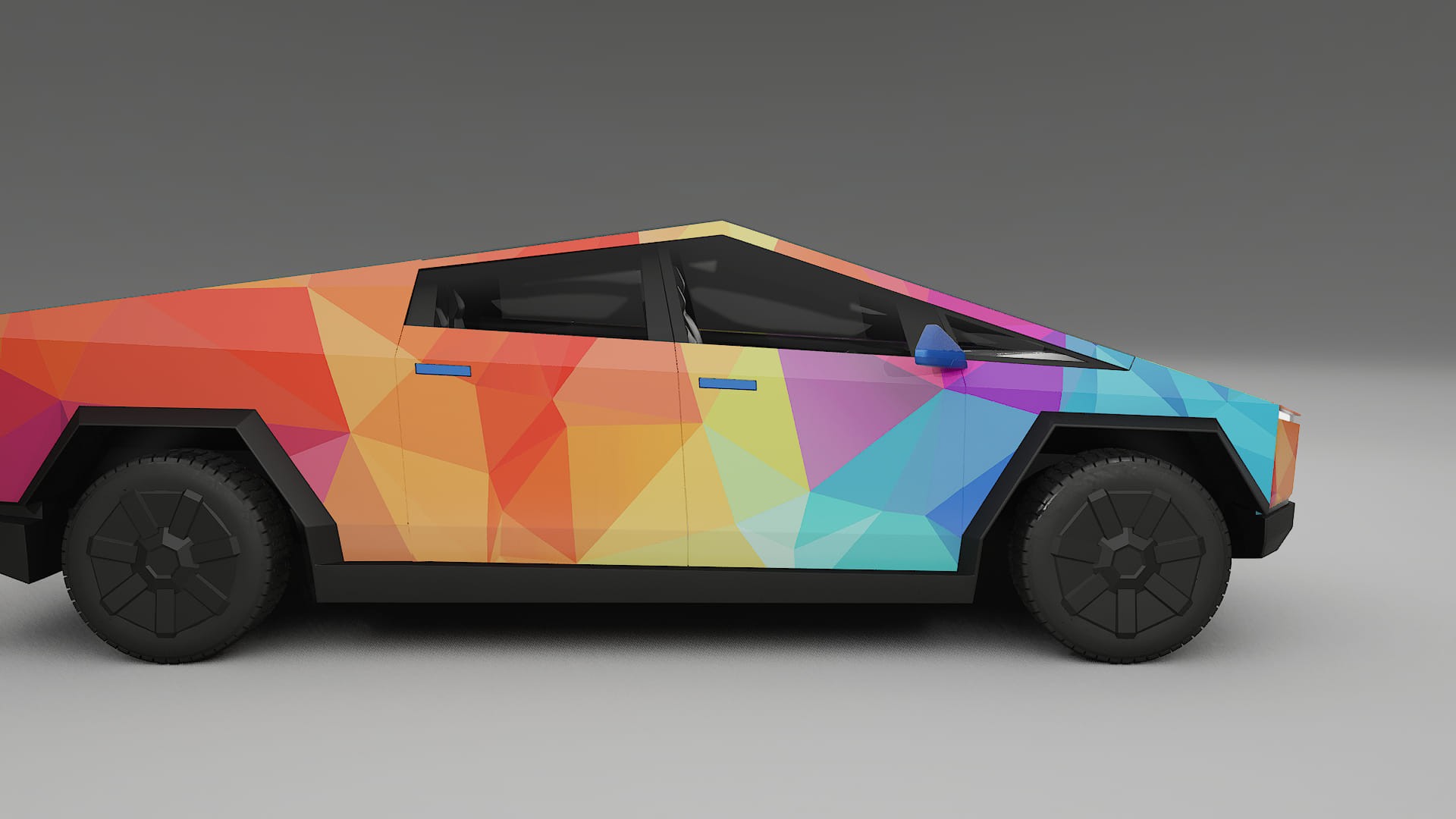 Tesla Cybertruck VECTOR VIBE Designed Wrap PPF Kit – Printable Polyurethane Film
