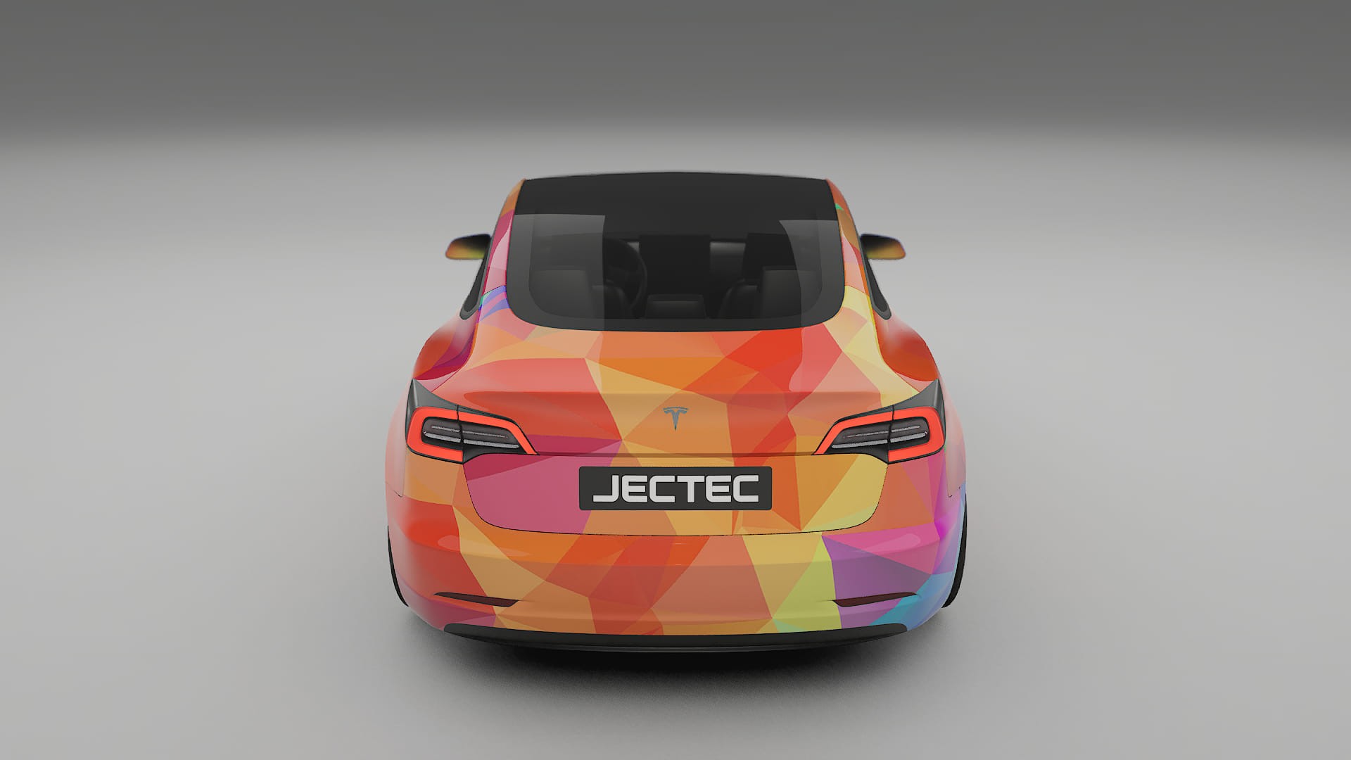 Tesla Model 3 VECTOR VIBE Designed Wrap PPF Kit – Printable Polyurethane Film