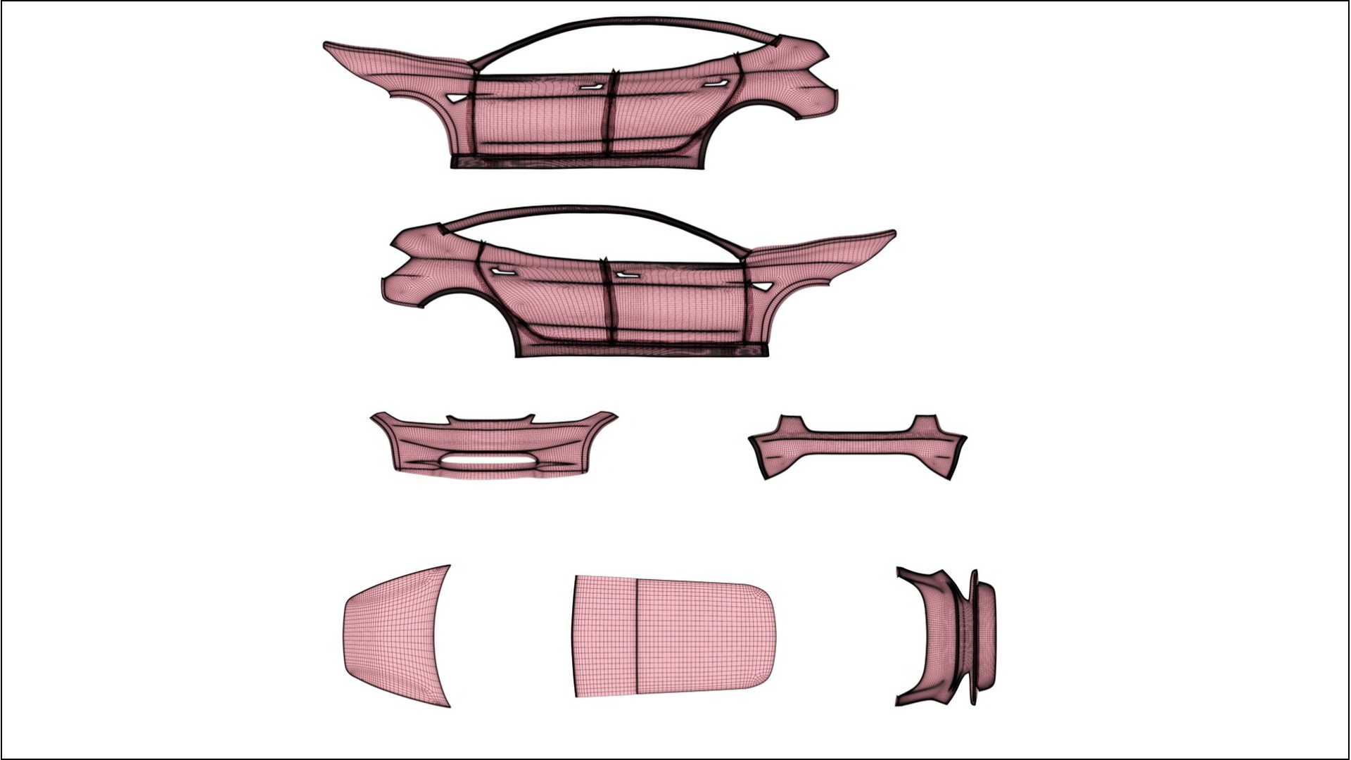 Tesla Model 3 Highland VECTOR VIBE Designed Wrap PPF Kit – Printable Polyurethane Film 2