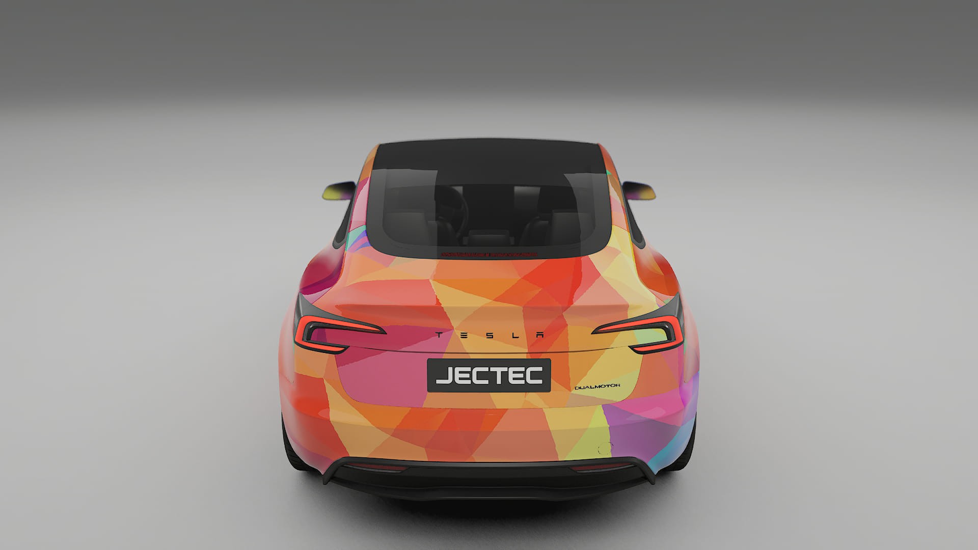 Tesla Model 3 Highland VECTOR VIBE Designed Wrap PPF Kit – Printable Polyurethane Film