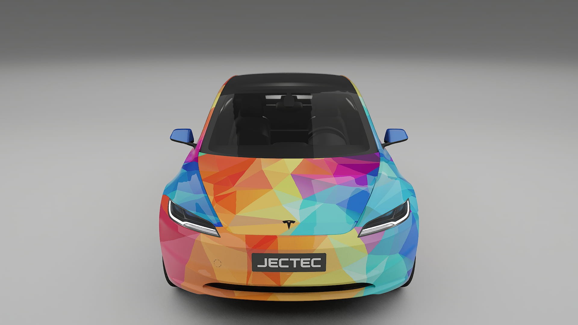 Tesla Model 3 Highland VECTOR VIBE Designed Wrap PPF Kit – Printable Polyurethane Film