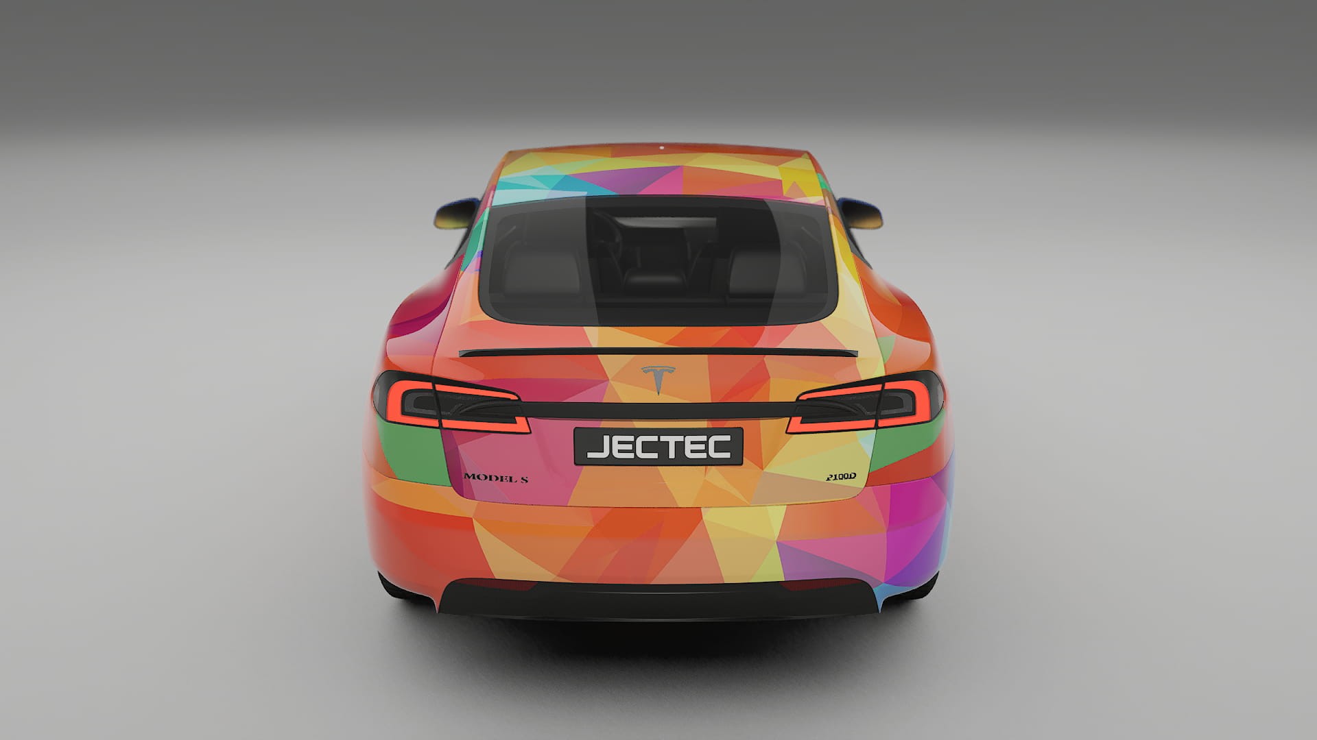 Tesla Model-S Refresh VECTOR VIBE Designed Wrap PPF Kit – Printable Polyurethane Film