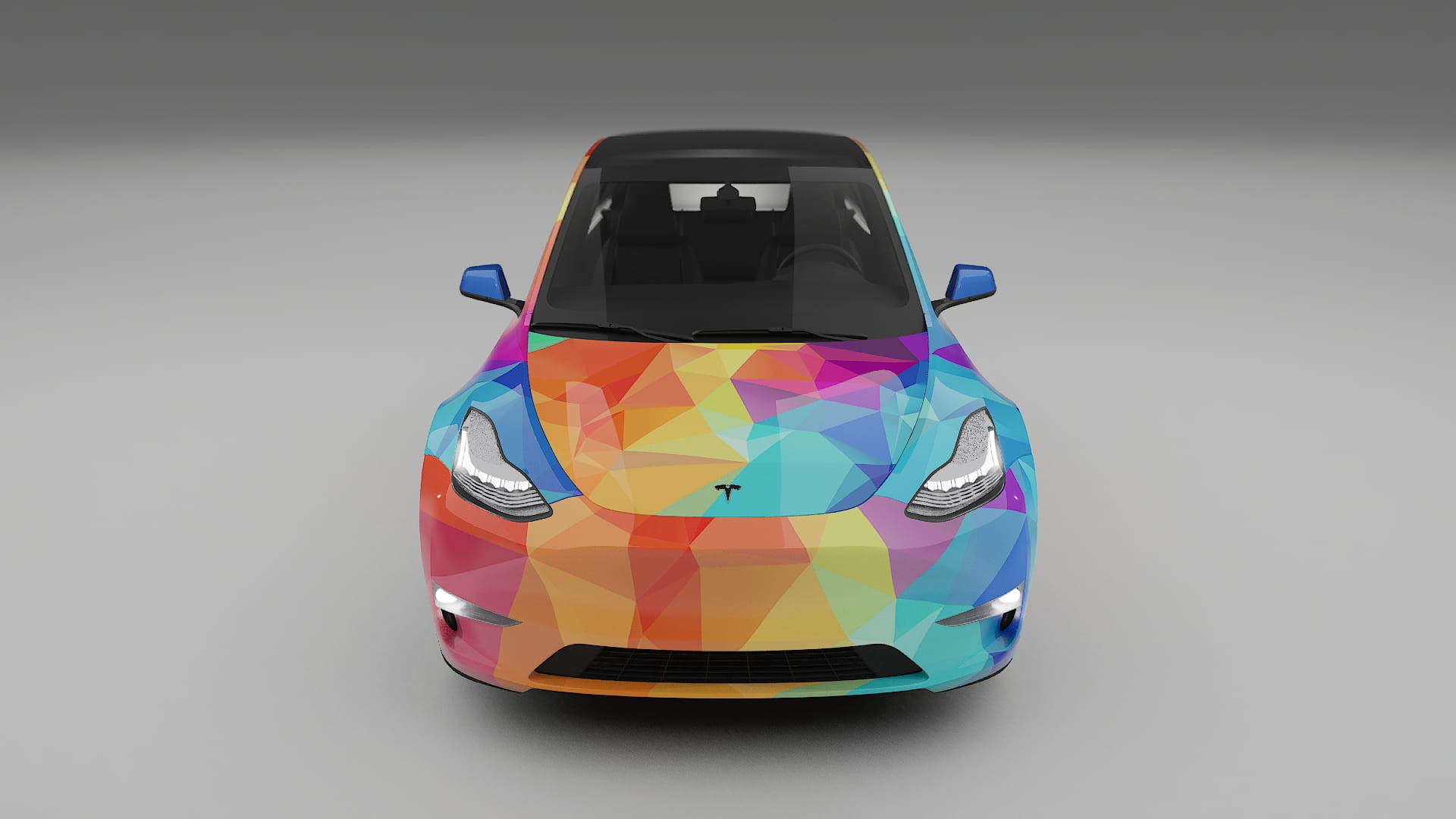Tesla Model Y VECTOR VIBE Designed Wrap PPF Kit – Printable Polyurethane Film