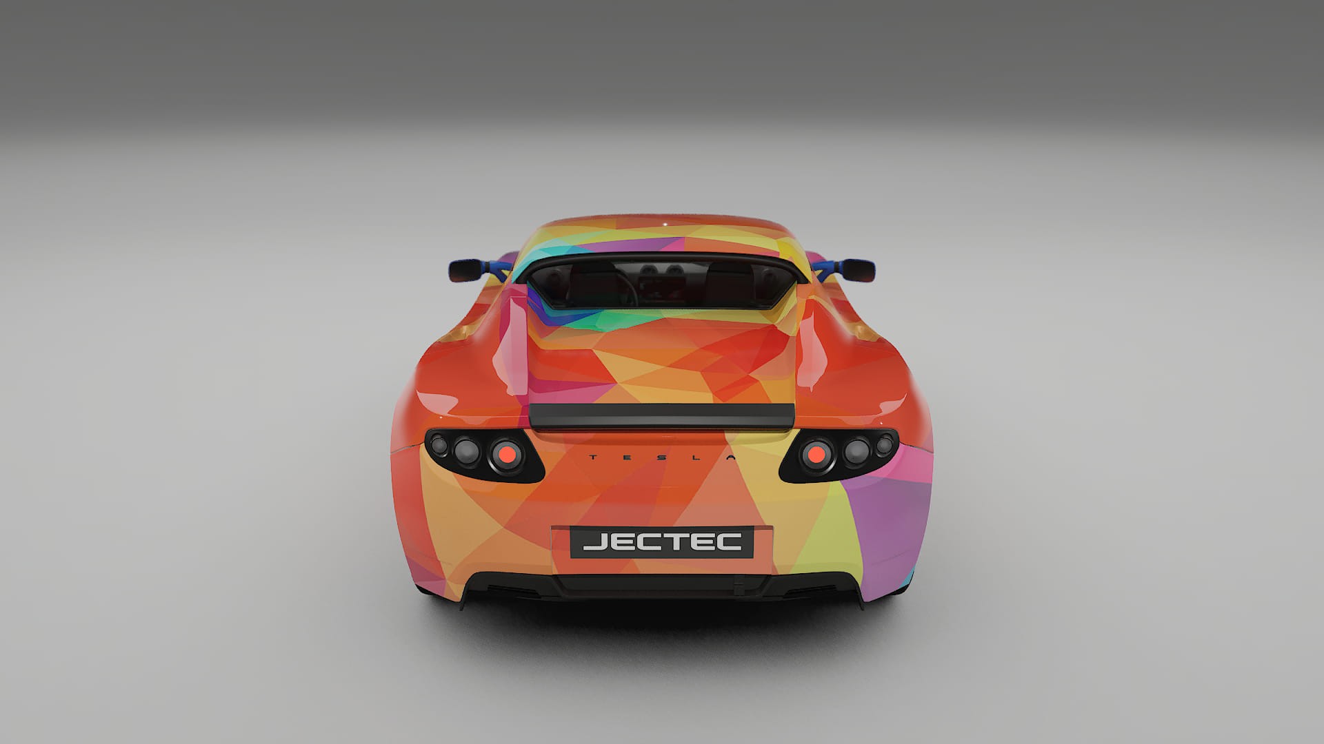 Tesla Roadster 2.5 VECTOR VIBE Designed Wrap PPF Kit – Printable Polyurethane Film