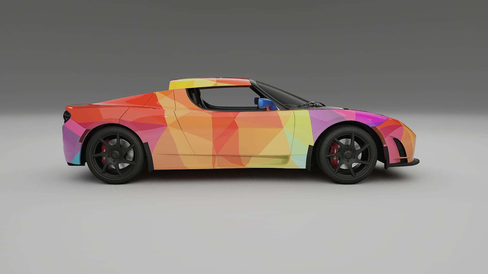 Tesla Roadster 2.5 VECTOR VIBE Designed Wrap PPF Kit – Printable Polyurethane Film
