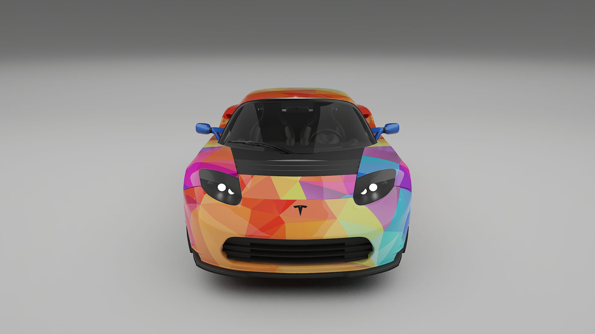 Tesla Roadster 2.5 VECTOR VIBE Designed Wrap PPF Kit – Printable Polyurethane Film
