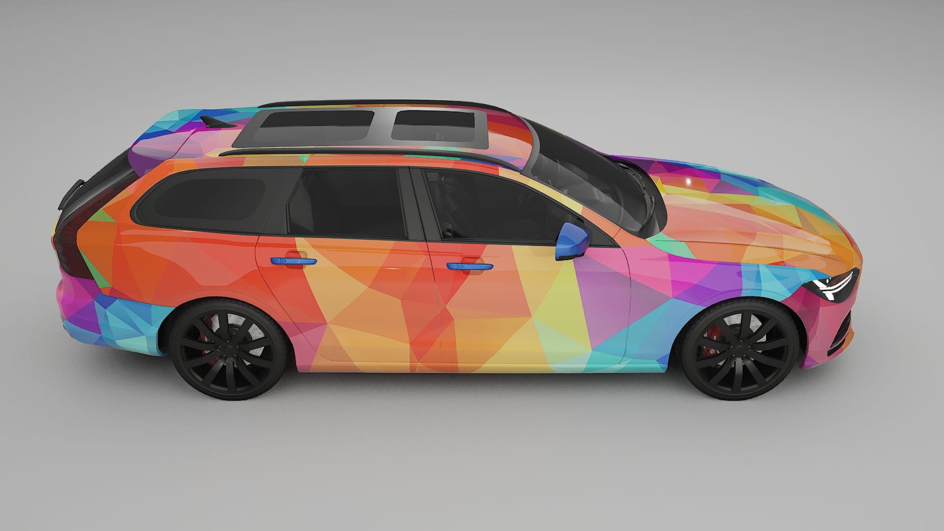 Volvo V90 P5 VECTOR VIBE Designed Wrap PPF Kit – Printable Polyurethane Film