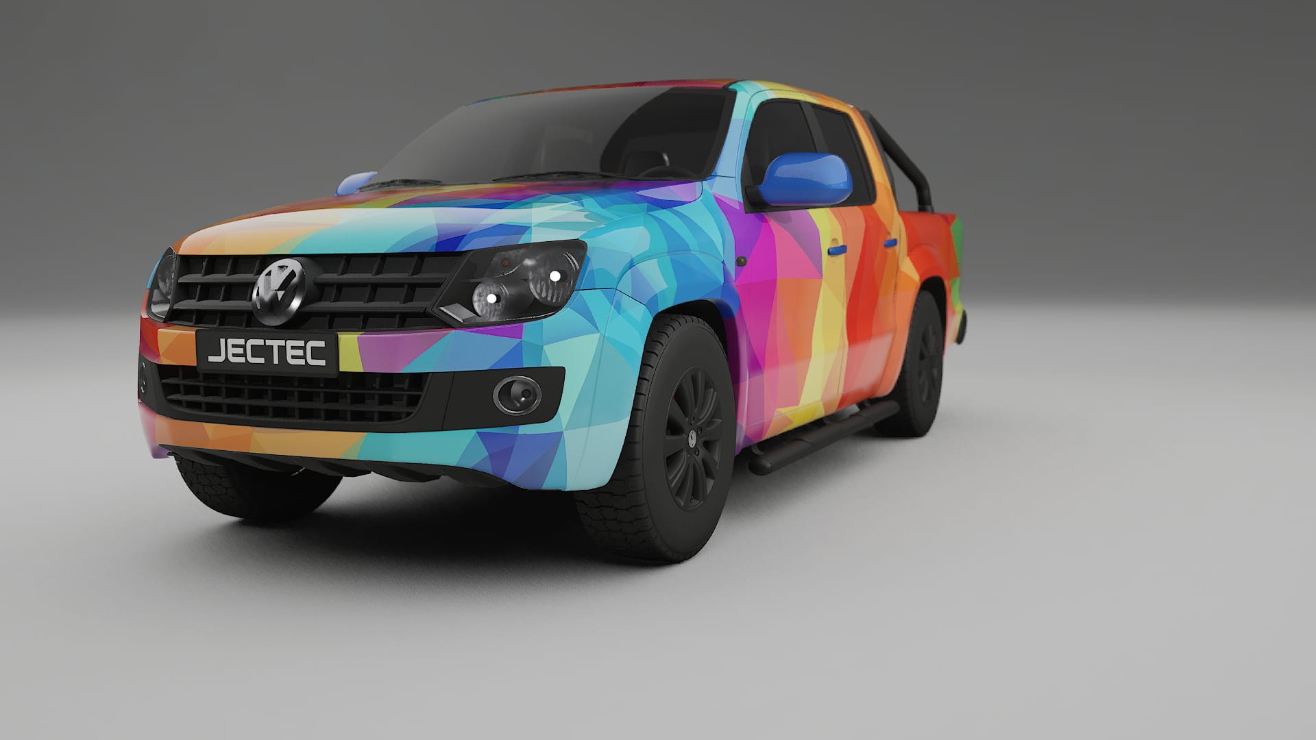 VW Amarok 2H VECTOR VIBE Designed Wrap PPF Kit – Printable Polyurethane Film