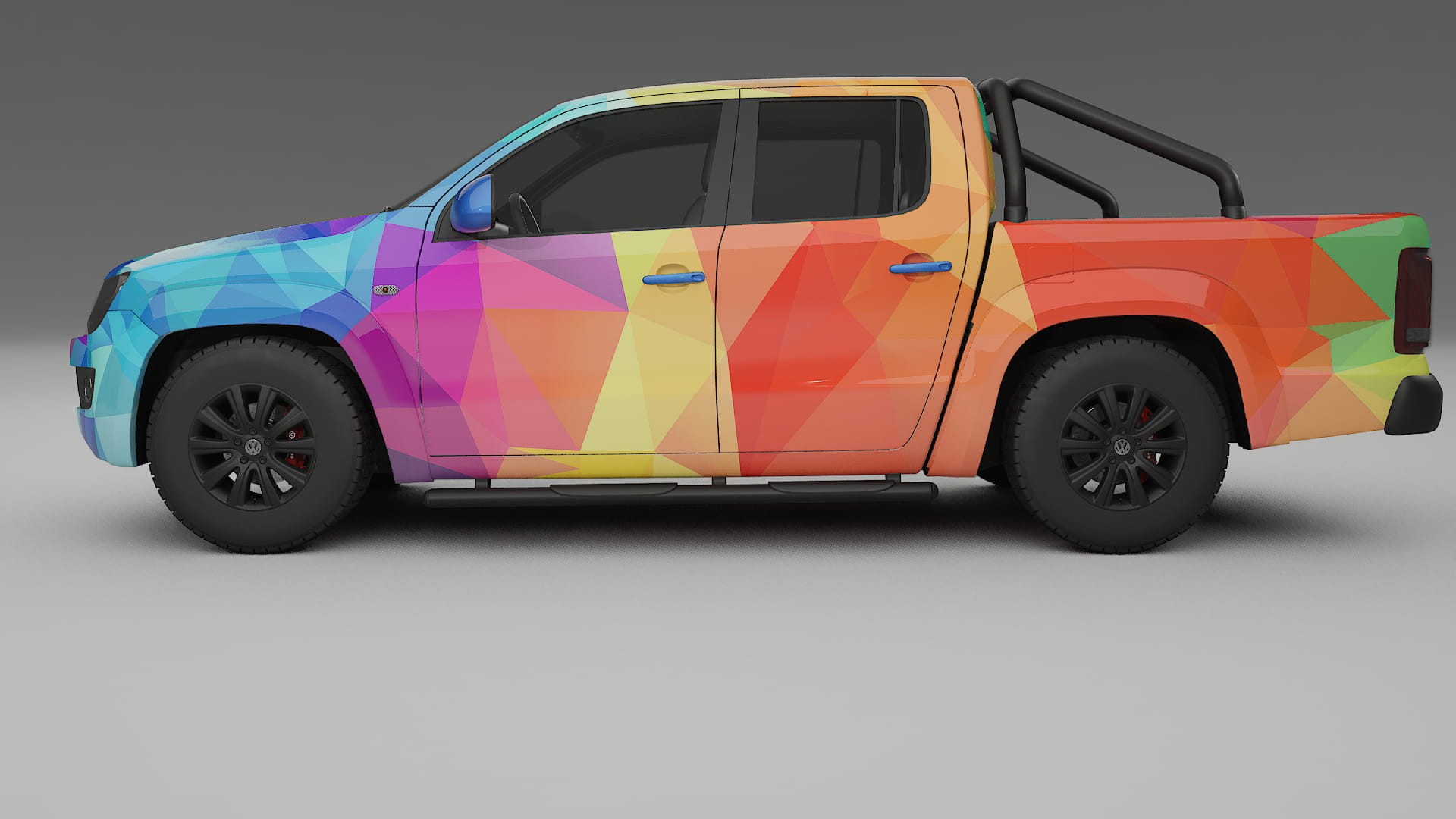 VW Amarok 2H VECTOR VIBE Designed Wrap PPF Kit – Printable Polyurethane Film