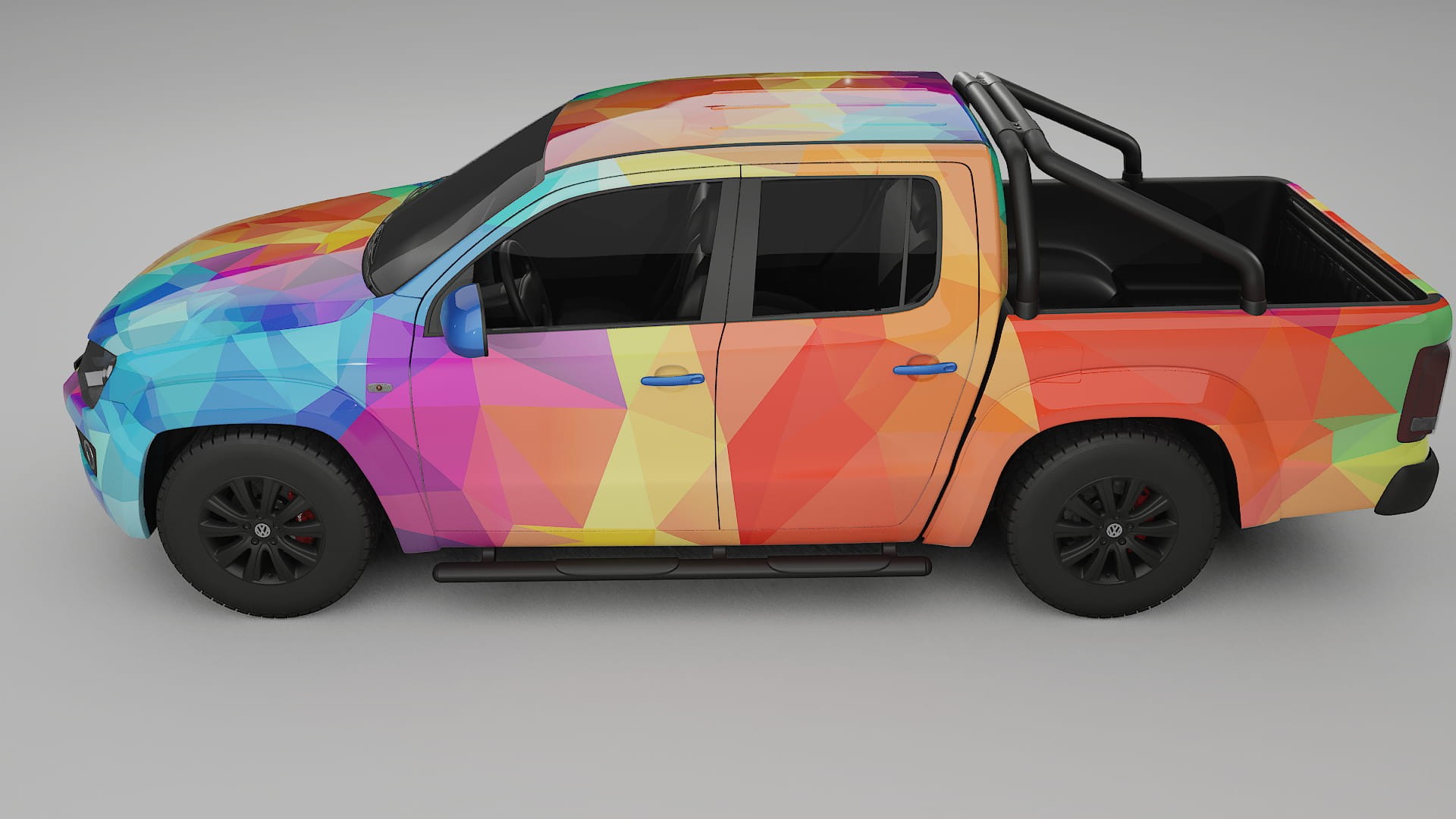 VW Amarok 2H VECTOR VIBE Designed Wrap PPF Kit – Printable Polyurethane Film