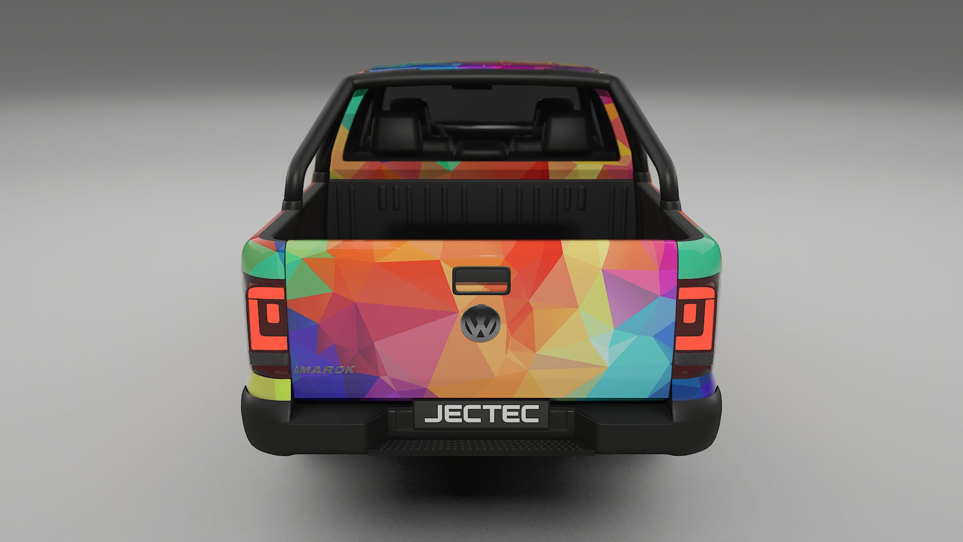 VW Amarok 2H VECTOR VIBE Designed Wrap PPF Kit – Printable Polyurethane Film
