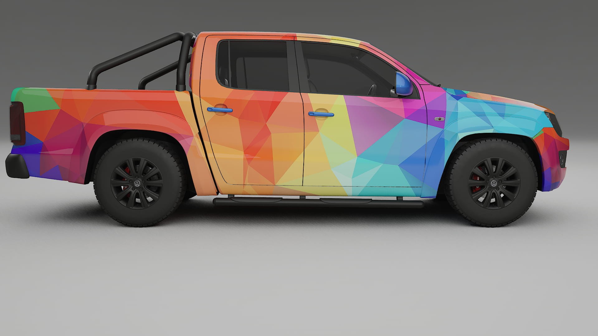 VW Amarok 2H VECTOR VIBE Designed Wrap PPF Kit – Printable Polyurethane Film