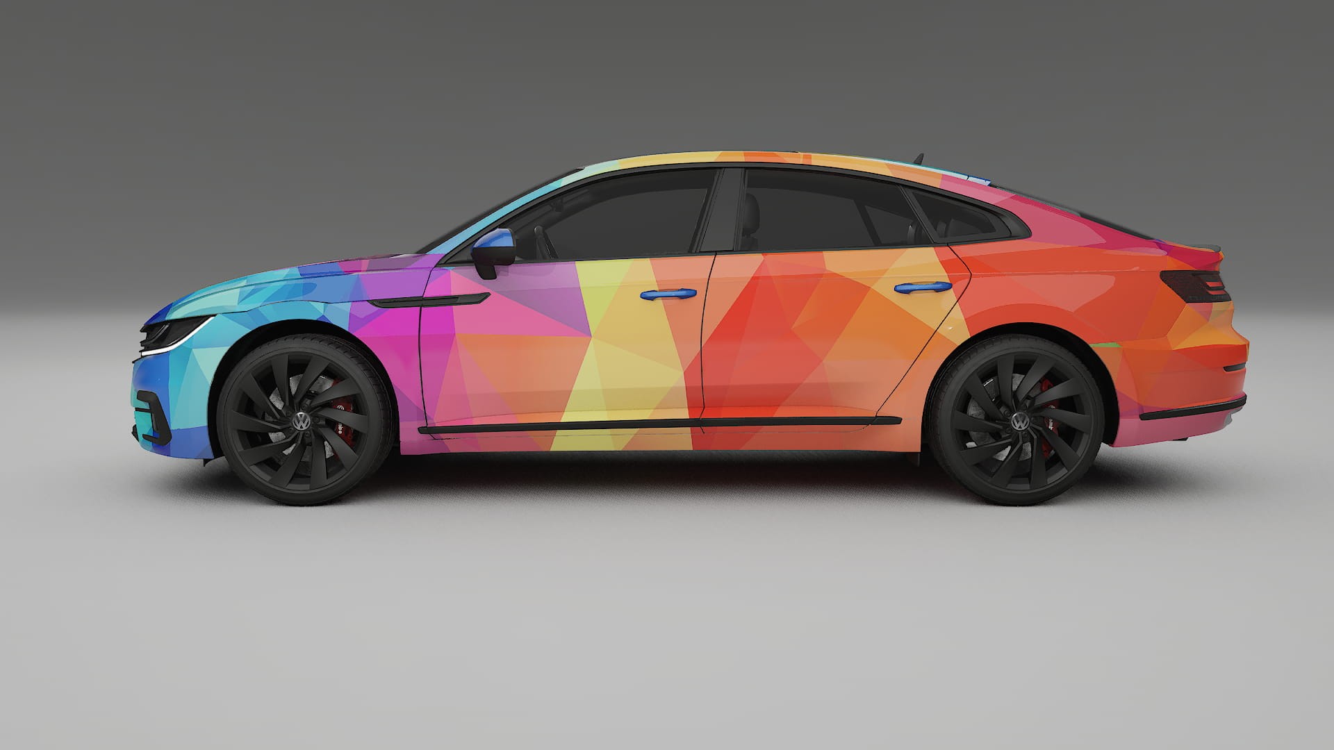 VW Arteon R 3H prefacelift pre-LCI VECTOR VIBE Designed Wrap PPF Kit – Printable Polyurethane Film