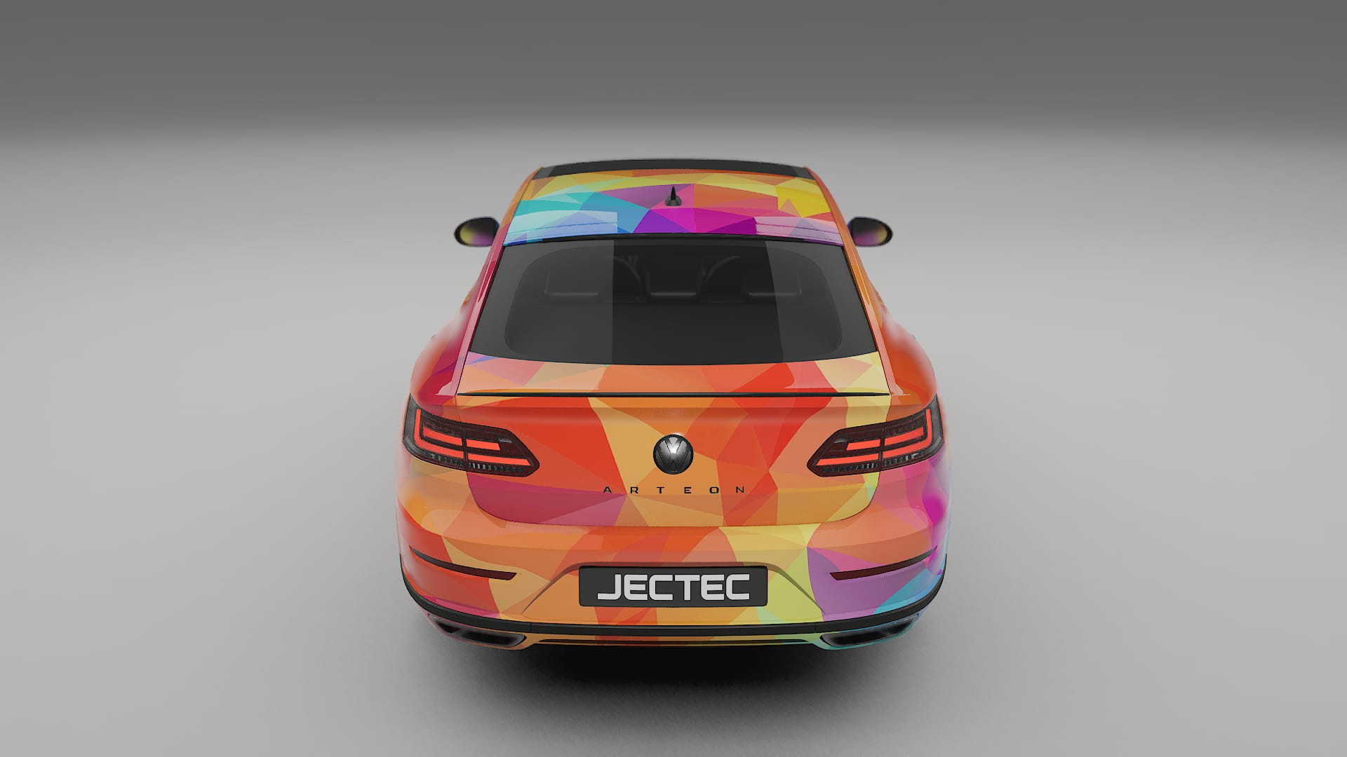 VW Arteon R 3H prefacelift pre-LCI VECTOR VIBE Designed Wrap PPF Kit – Printable Polyurethane Film