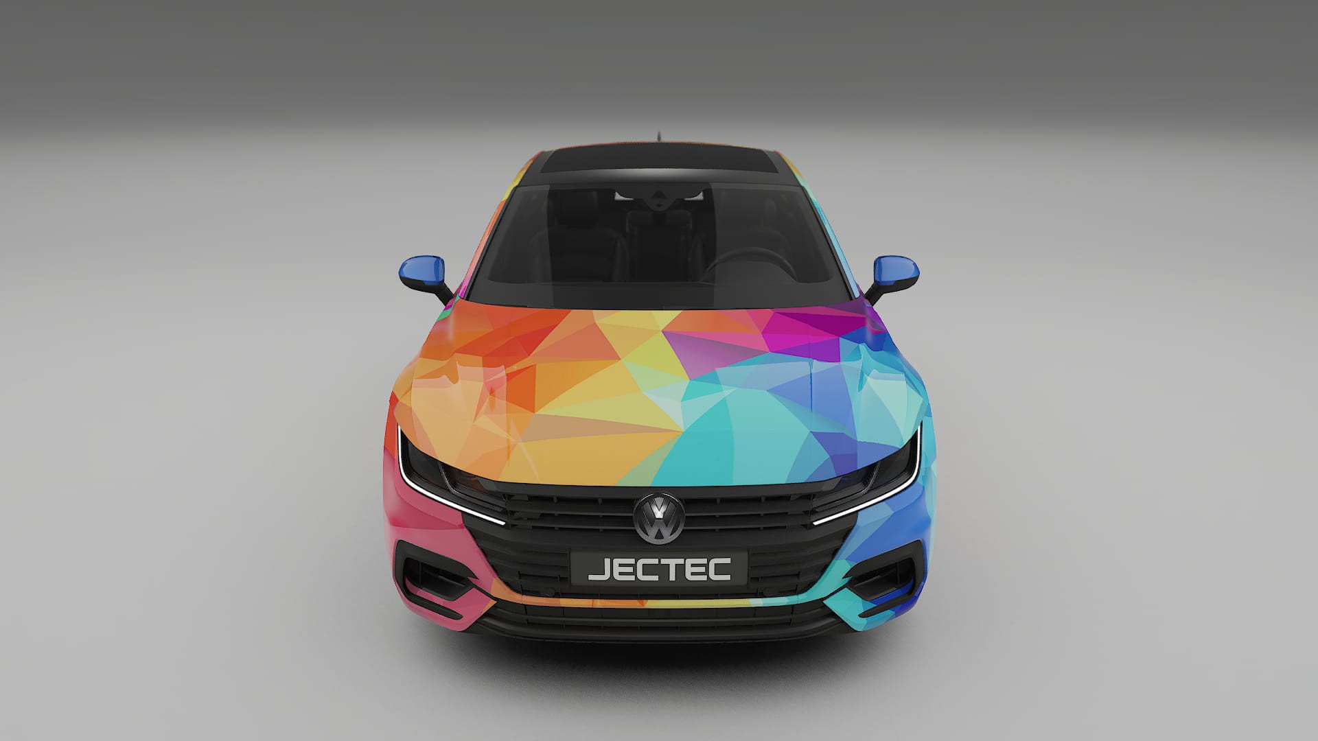 VW Arteon R 3H prefacelift pre-LCI VECTOR VIBE Designed Wrap PPF Kit – Printable Polyurethane Film