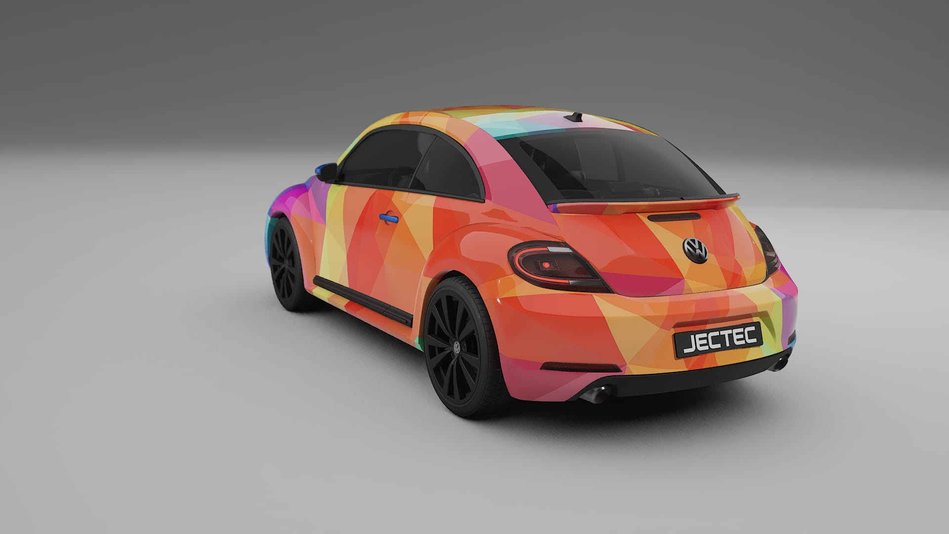 VW Beetle A5 prefacelift pre-LCI VECTOR VIBE Designed Wrap PPF Kit – Printable Polyurethane Film