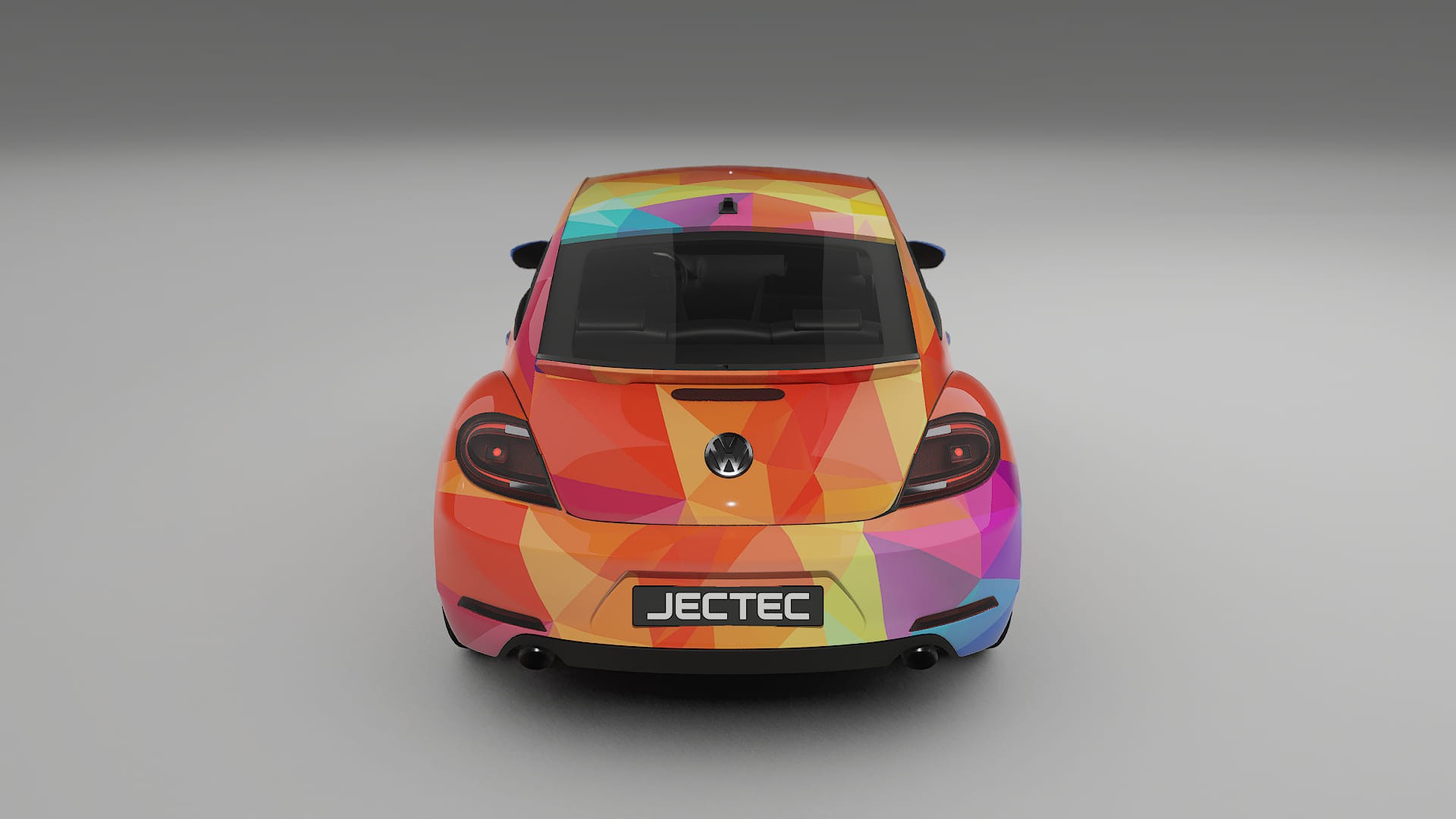 VW Beetle A5 prefacelift pre-LCI VECTOR VIBE Designed Wrap PPF Kit – Printable Polyurethane Film