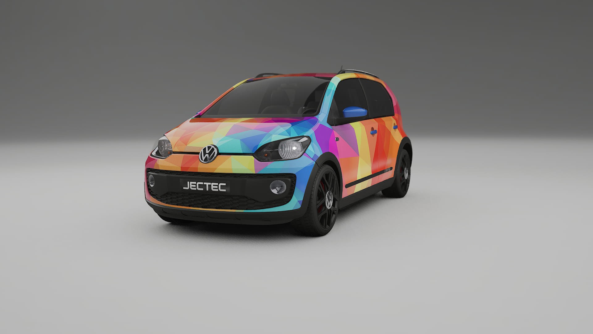 VW Cross Up VECTOR VIBE Designed Wrap PPF Kit – Printable Polyurethane Film