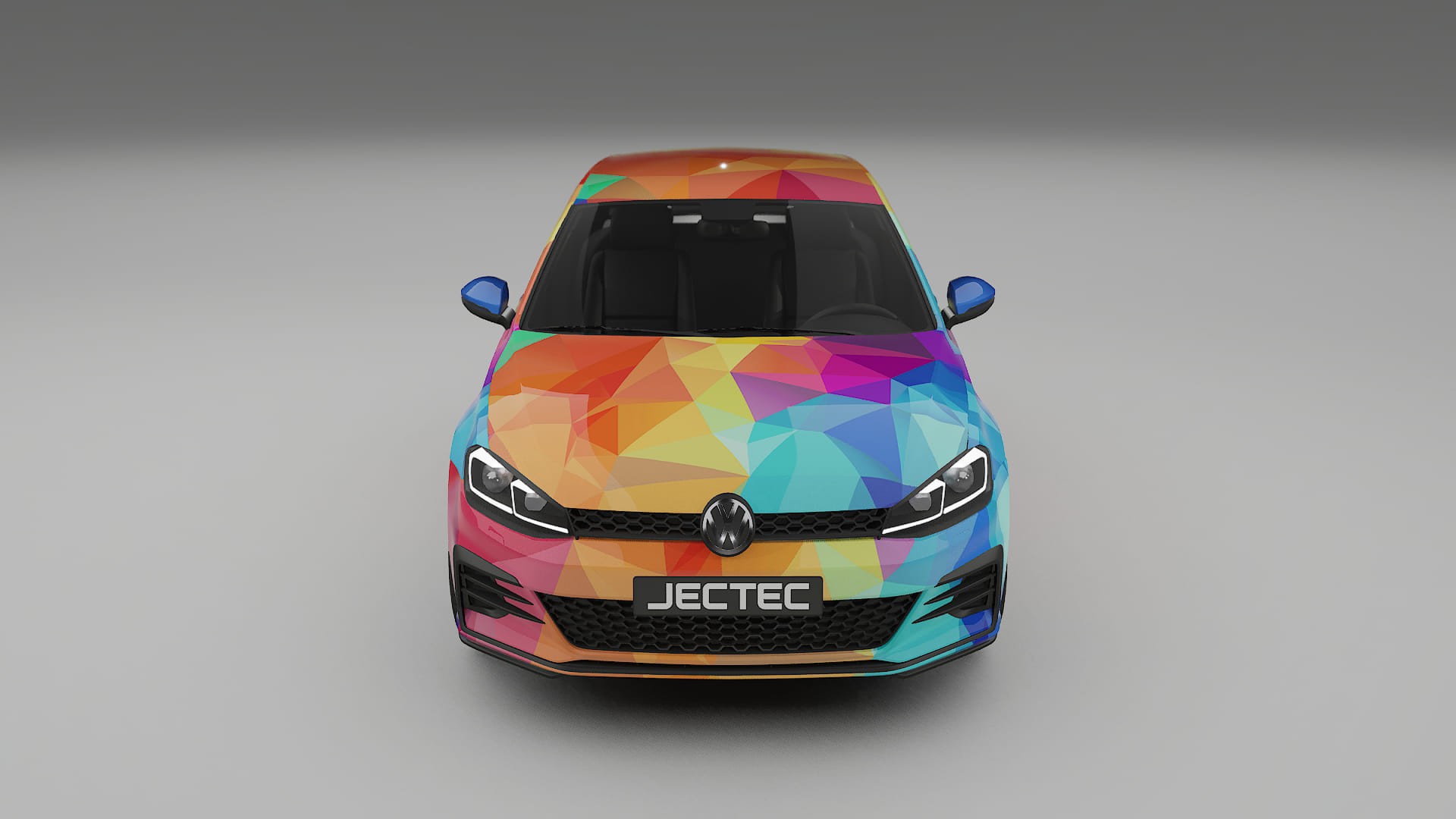 VW Golf Mk7 VECTOR VIBE Designed Wrap PPF Kit – Printable Polyurethane Film