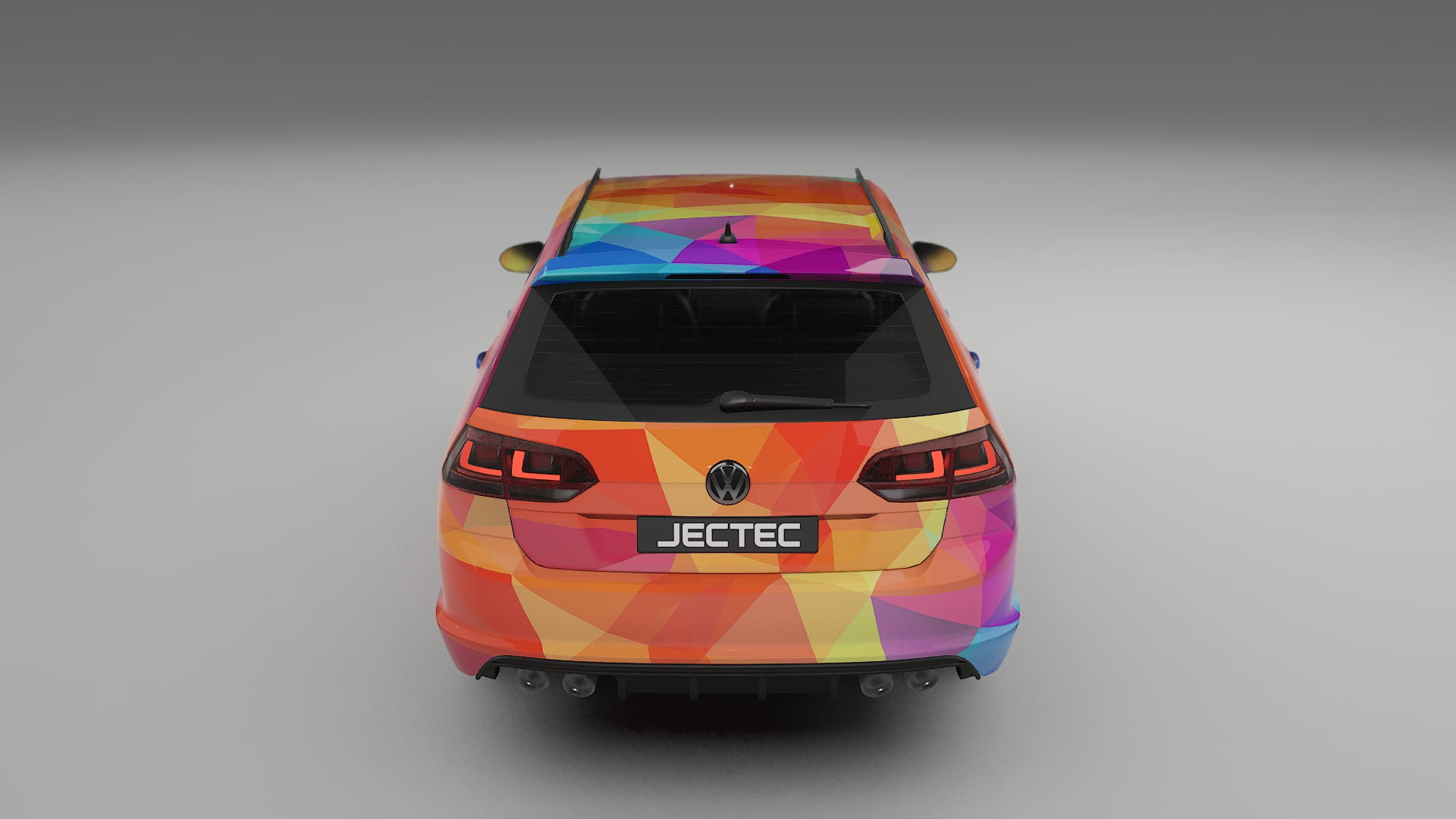 VW Golf Variant Mk7 VECTOR VIBE Designed Wrap PPF Kit – Printable Polyurethane Film