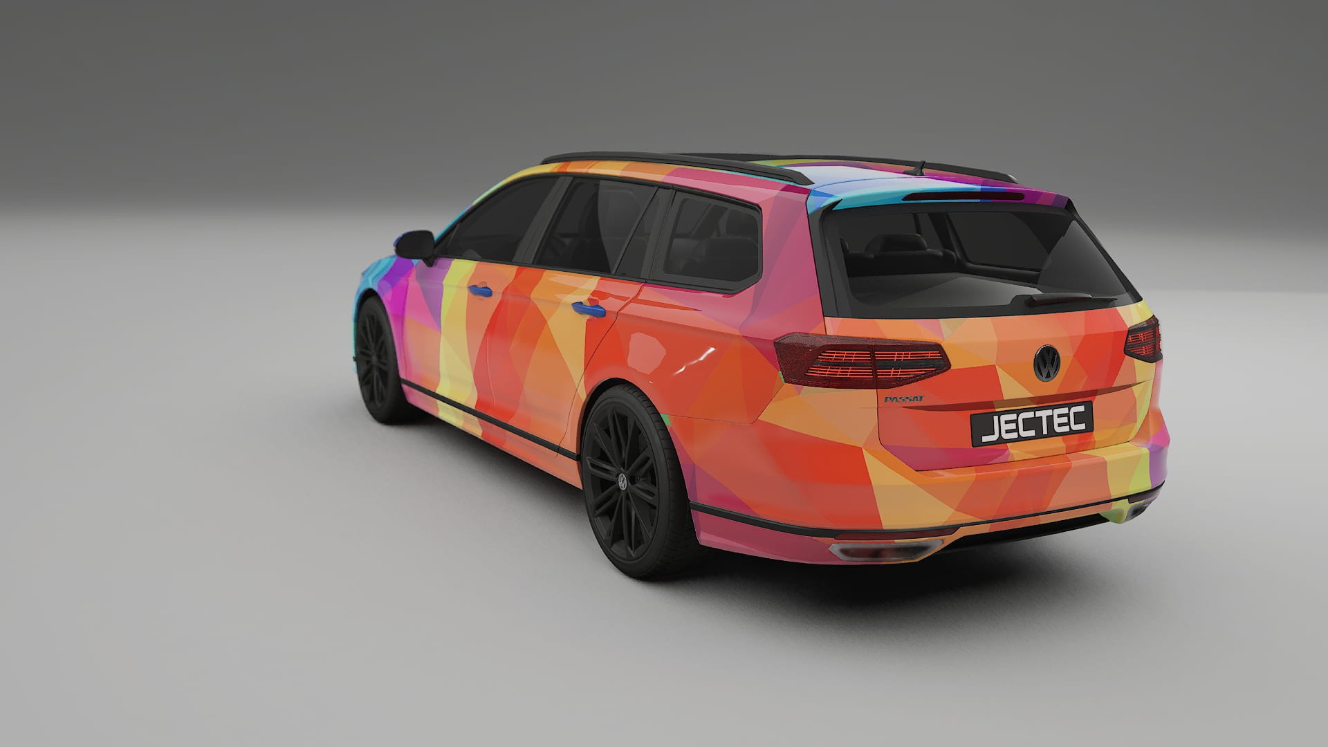 VW Passat VariantR B8 VECTOR VIBE Designed Wrap PPF Kit – Printable Polyurethane Film