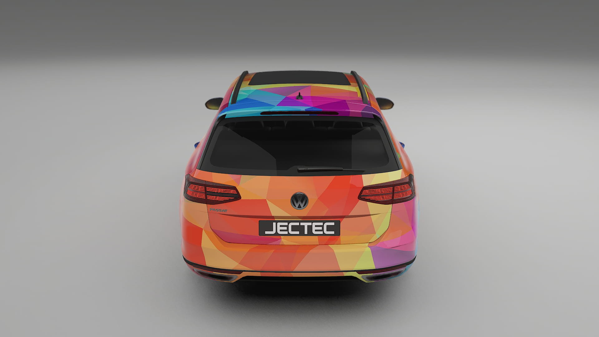 VW Passat VariantR B8 VECTOR VIBE Designed Wrap PPF Kit – Printable Polyurethane Film