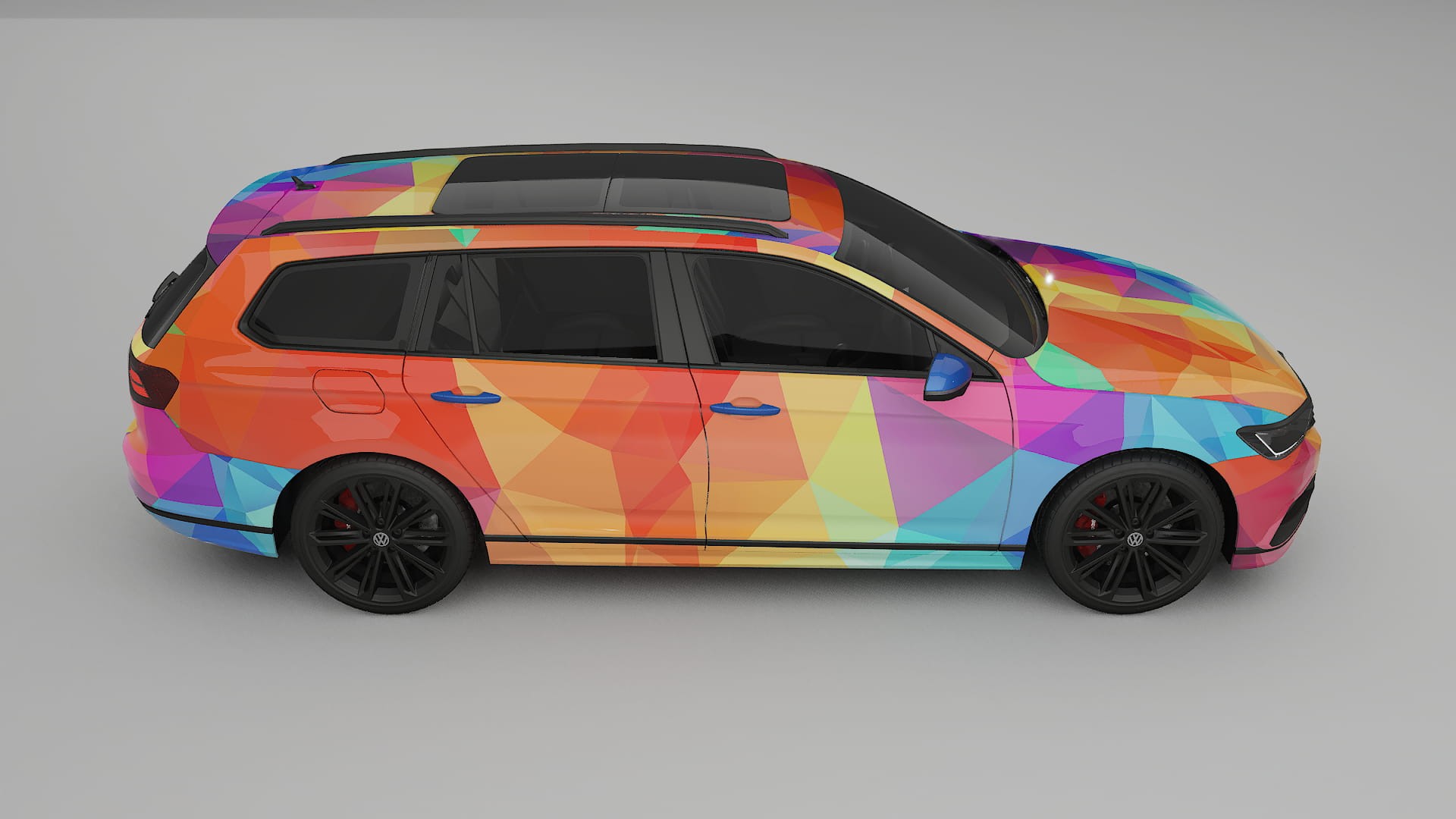 VW Passat VariantR B8 VECTOR VIBE Designed Wrap PPF Kit – Printable Polyurethane Film