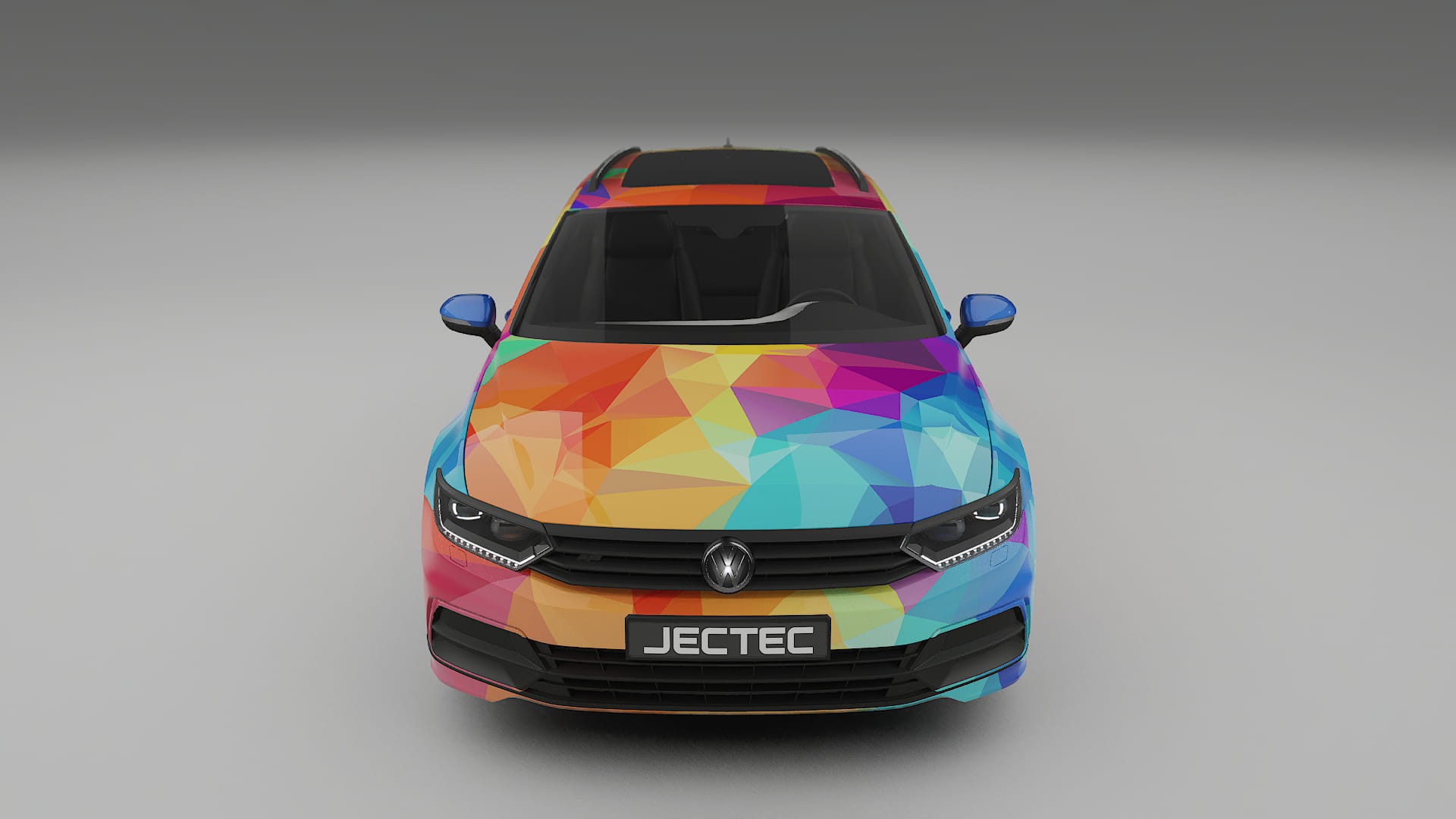 VW Passat VariantR B8 VECTOR VIBE Designed Wrap PPF Kit – Printable Polyurethane Film