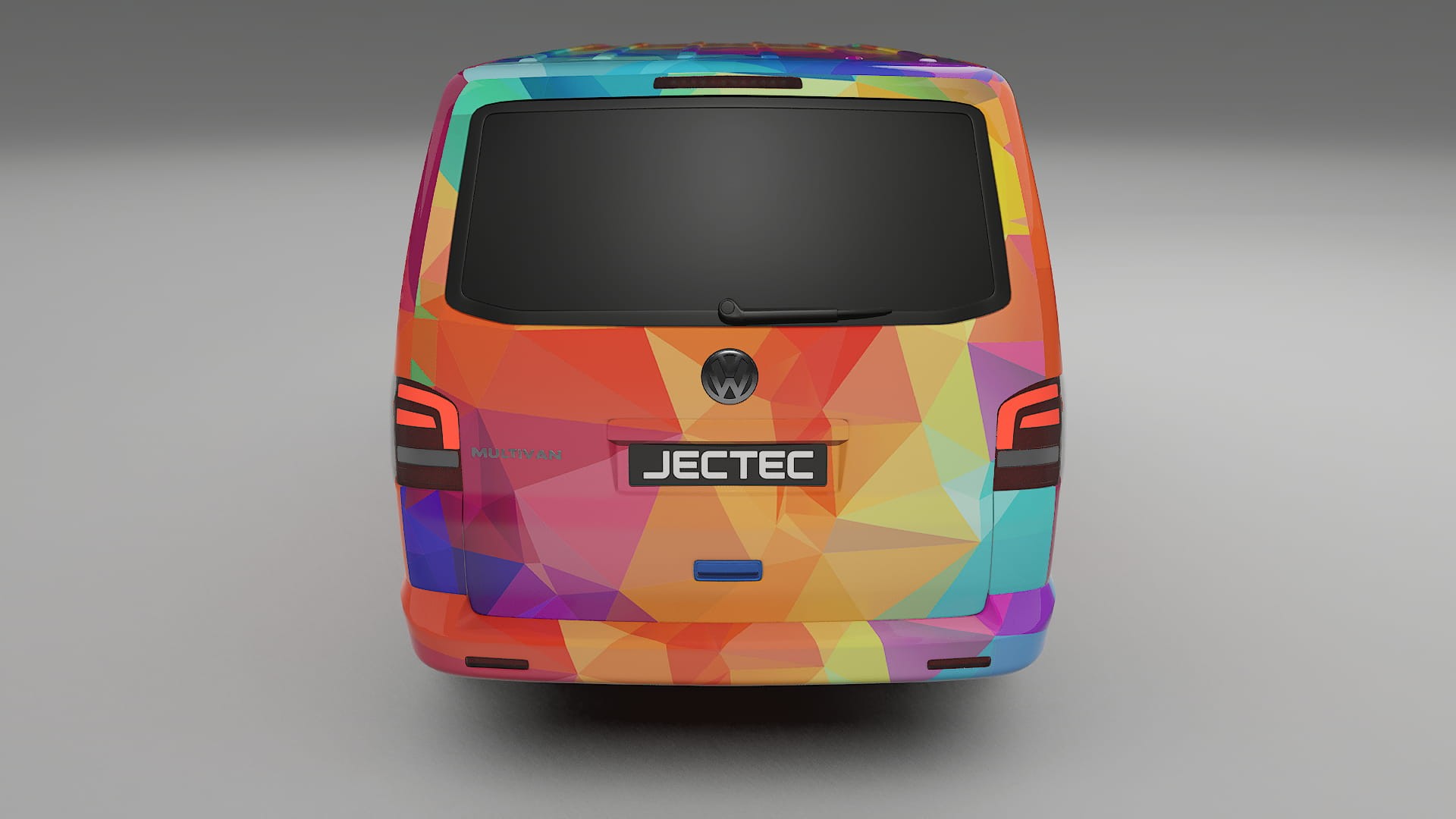 VW Transporter T5 Caravelle VECTOR VIBE Designed Wrap PPF Kit – Printable Polyurethane Film