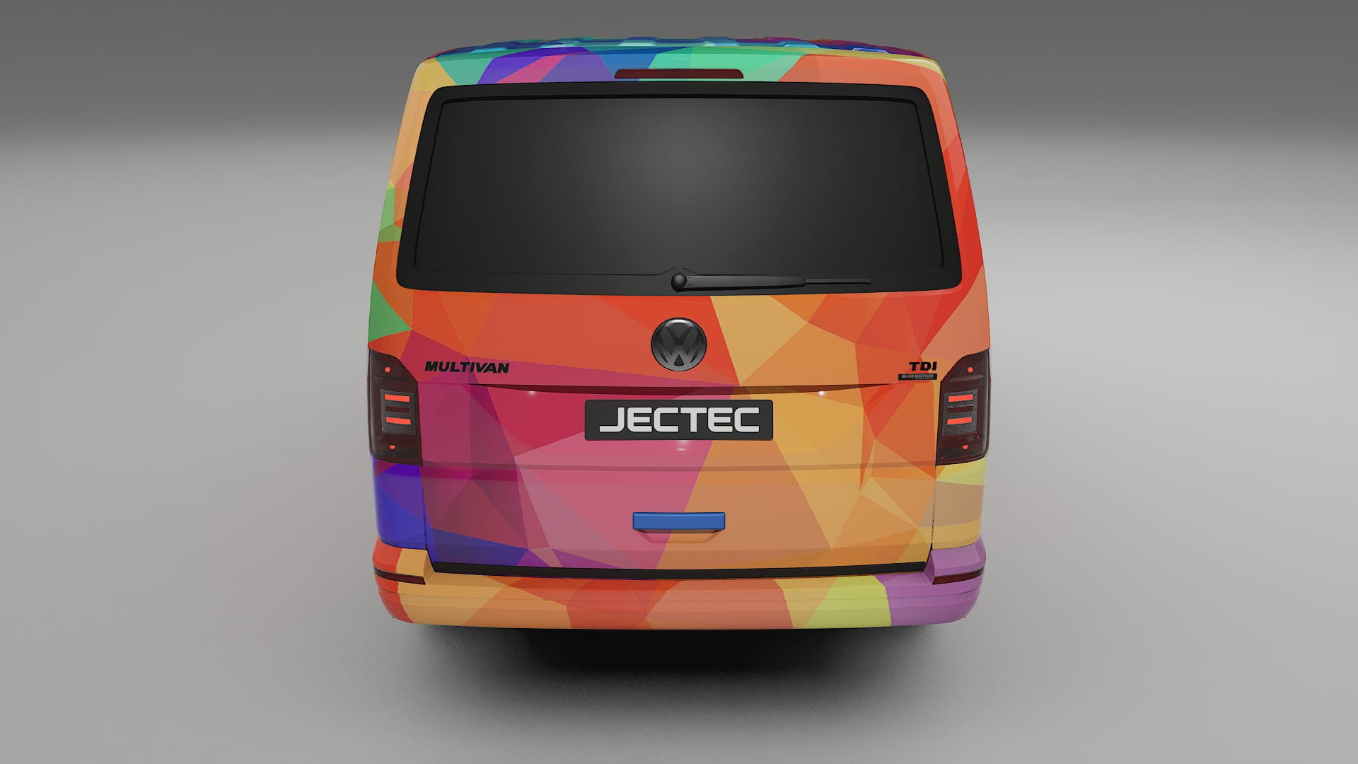 VW Transporter T6 Multivan VECTOR VIBE Designed Wrap PPF Kit – Printable Polyurethane Film