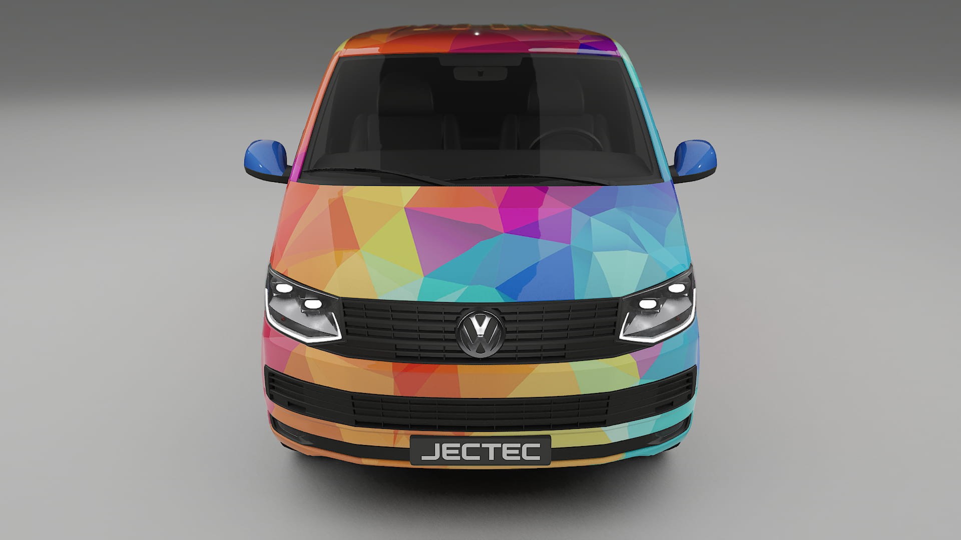 VW Transporter T6 Multivan VECTOR VIBE Designed Wrap PPF Kit – Printable Polyurethane Film