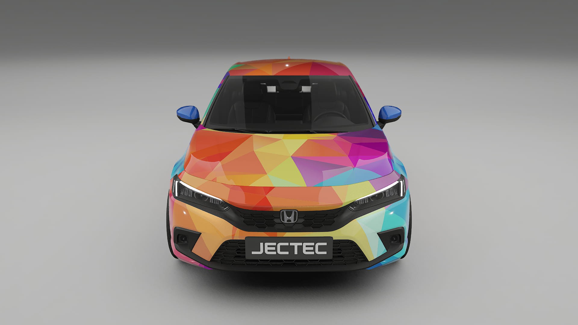 Honda Civic hatchback VECTOR VIBE Designed Wrap PPF Kit – Printable Polyurethane Film