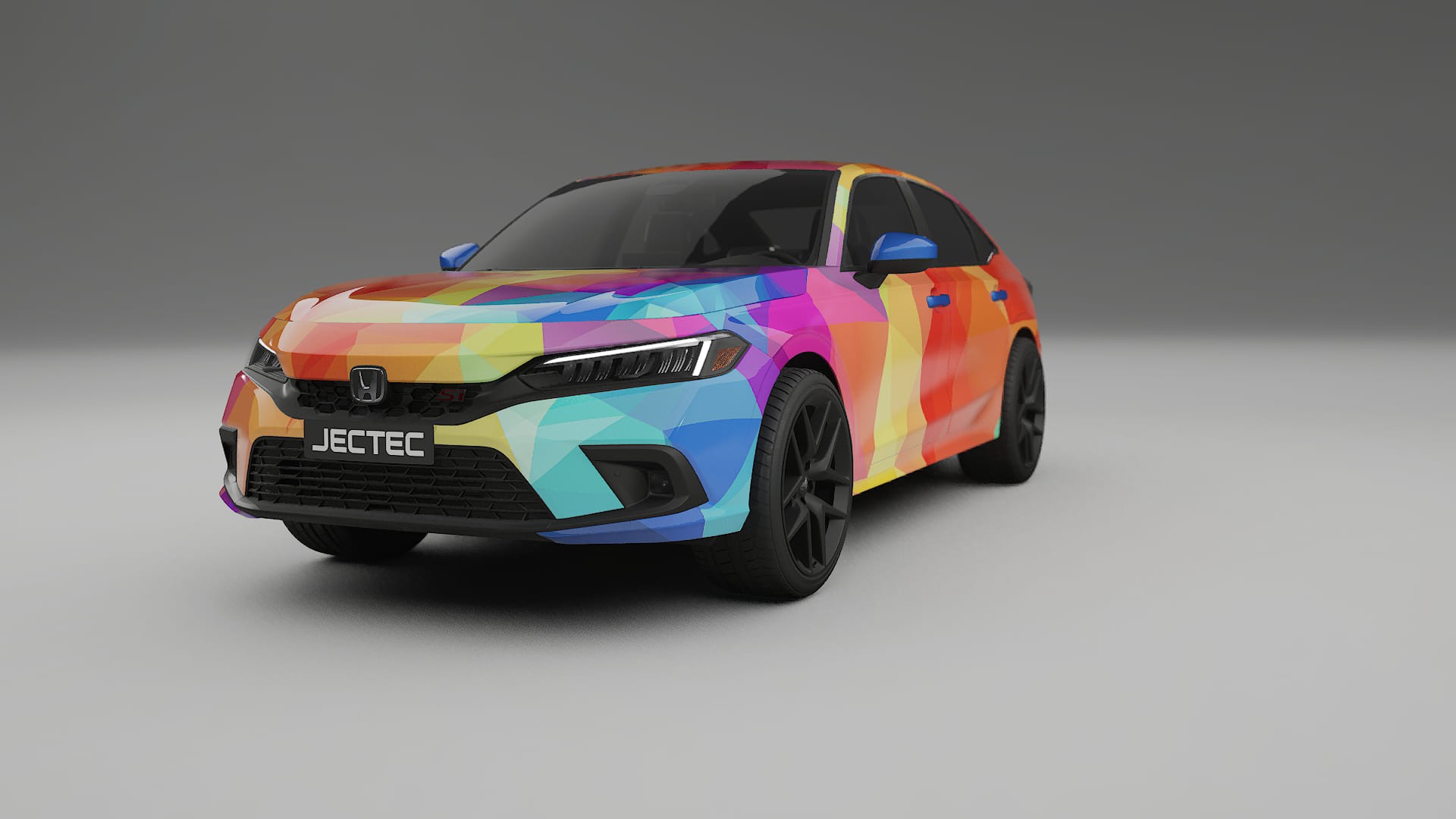 Honda Civic Si VECTOR VIBE Designed Wrap PPF Kit – Printable Polyurethane Film