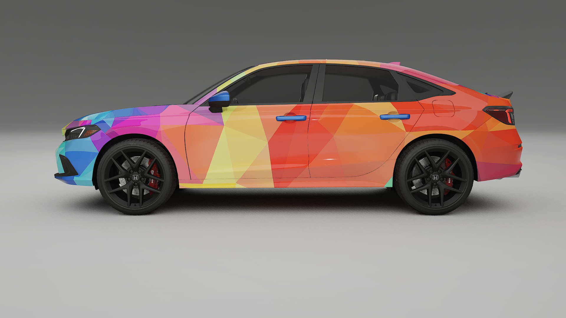 Honda Civic Si VECTOR VIBE Designed Wrap PPF Kit – Printable Polyurethane Film