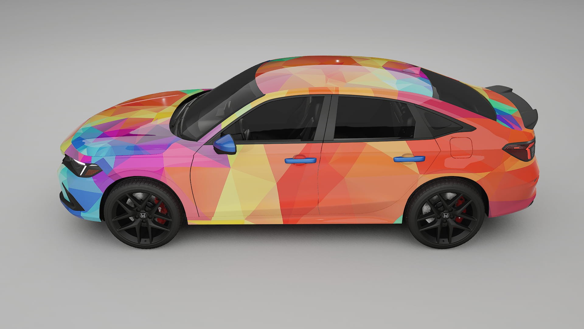 Honda Civic Si VECTOR VIBE Designed Wrap PPF Kit – Printable Polyurethane Film