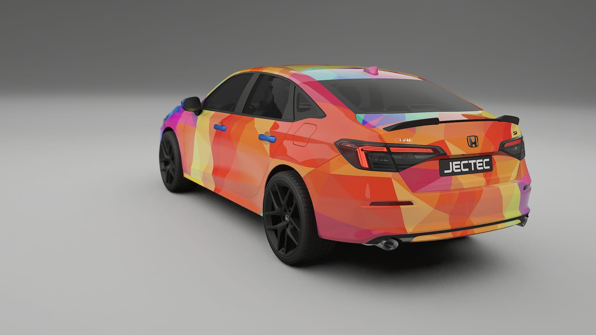 Honda Civic Si VECTOR VIBE Designed Wrap PPF Kit – Printable Polyurethane Film