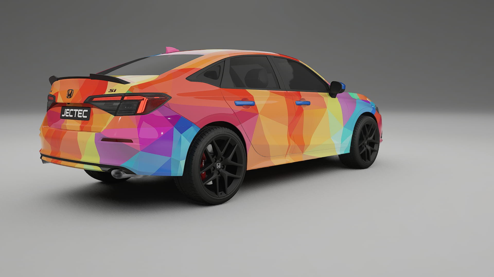Honda Civic Si VECTOR VIBE Designed Wrap PPF Kit – Printable Polyurethane Film