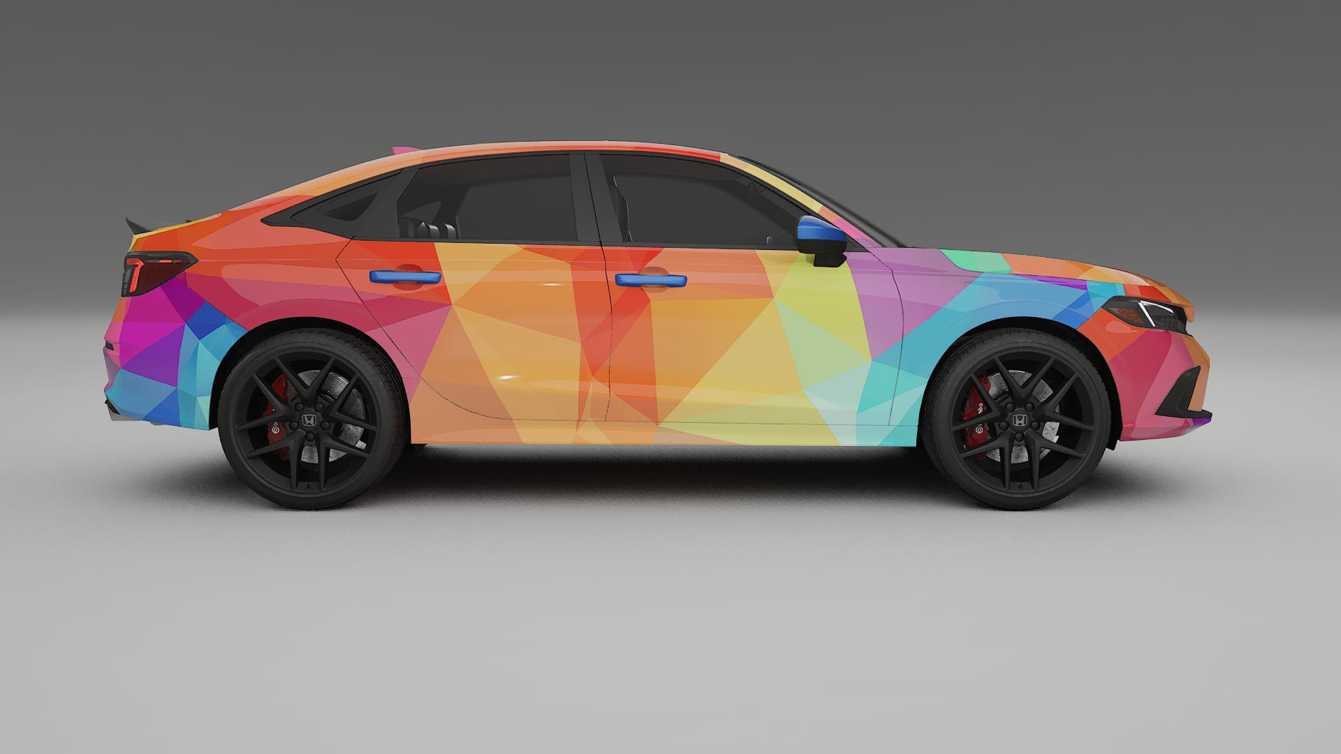 Honda Civic Si VECTOR VIBE Designed Wrap PPF Kit – Printable Polyurethane Film